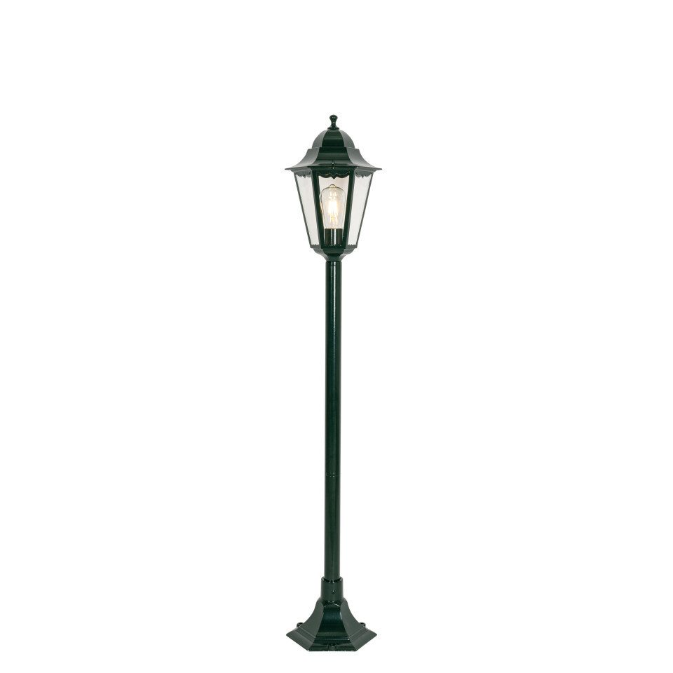 Qazqa Gartenleuchte New orleans, ohne Leuchtmittel, Kaltweiß, QAZQA Laterne außen, e27, Grün, Aluminium, classic-antique