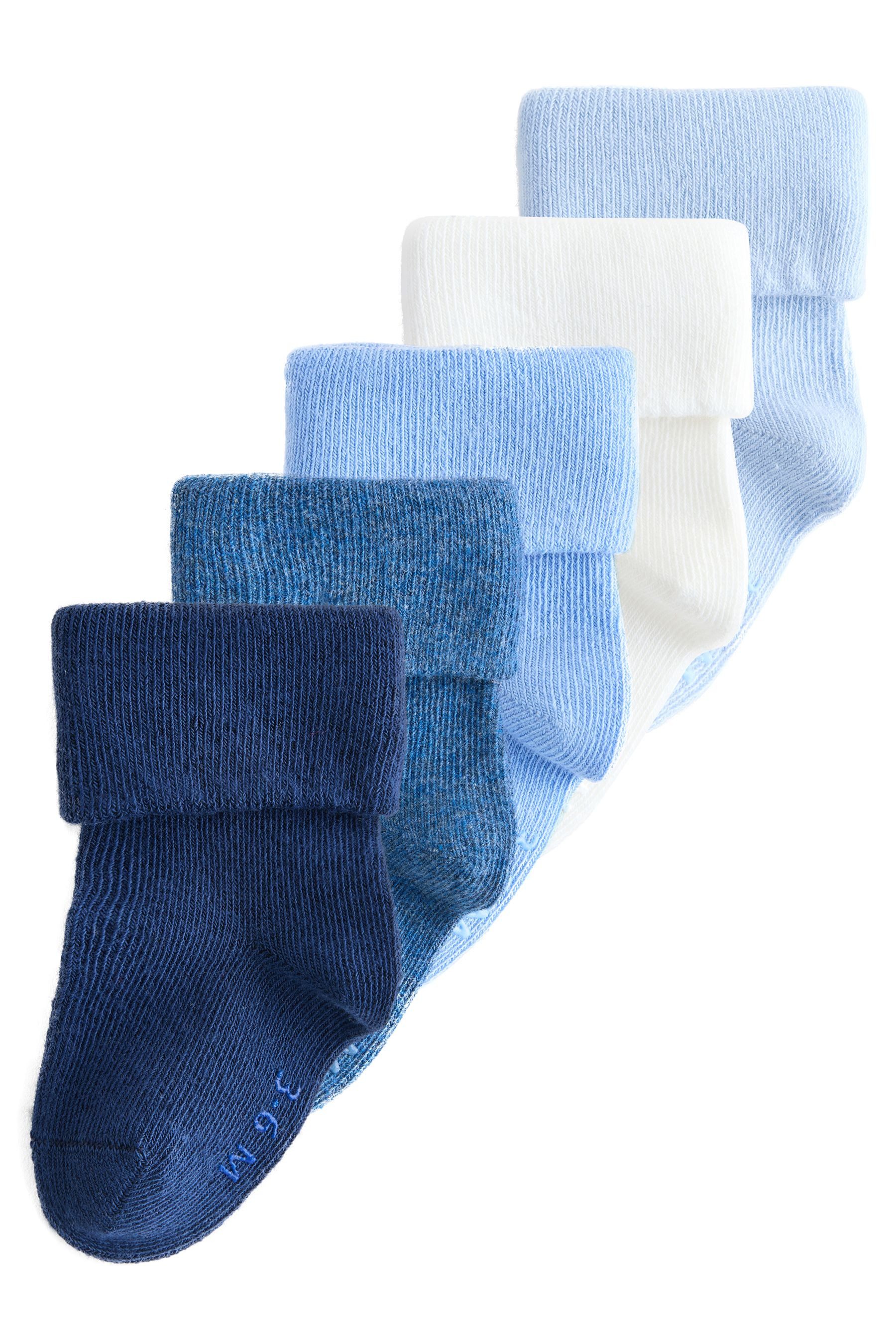 Basicsocken 7 x Babysocken mit Rollbündchen