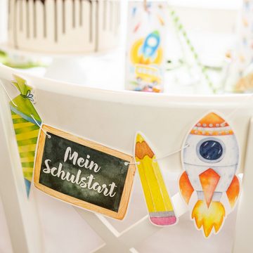 PAPIERDRACHEN Girlande Girlande zur Einschulung - in verschiedenen Designs erhältlich