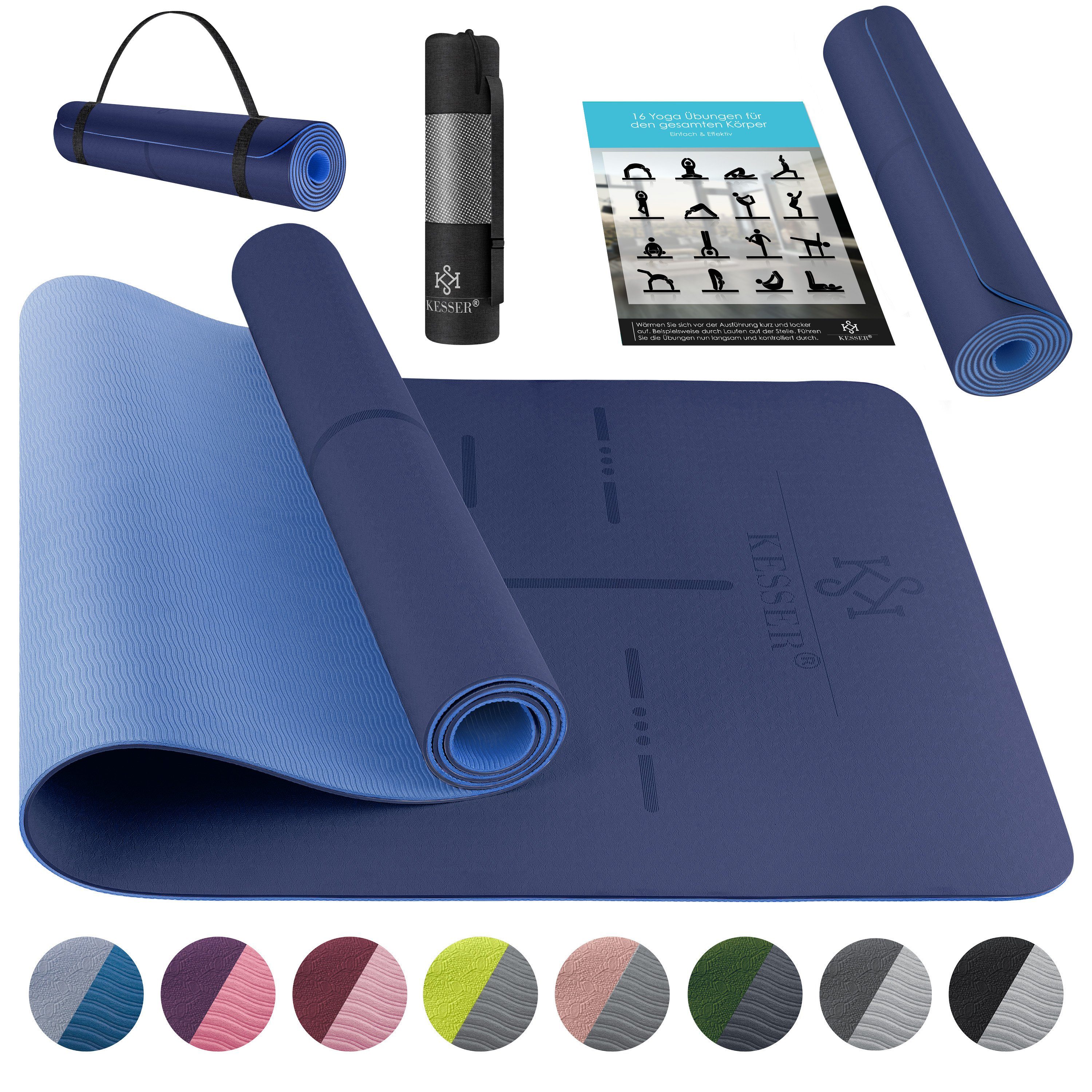 Yogamatte Tragegurt Verstellbar Schulter-Riemen Train Yoga Fitness Dauerhaft BS 
