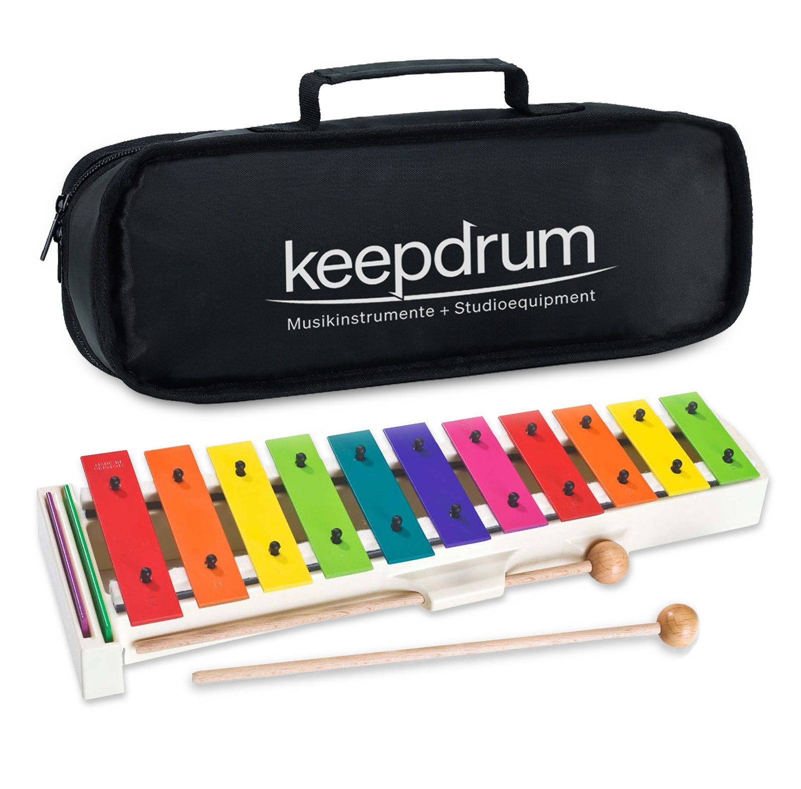 SONOR Glockenspiel Sonor Glockenspiel BWG Boomwhackers mit Tasche, mit Glockenspieltasche