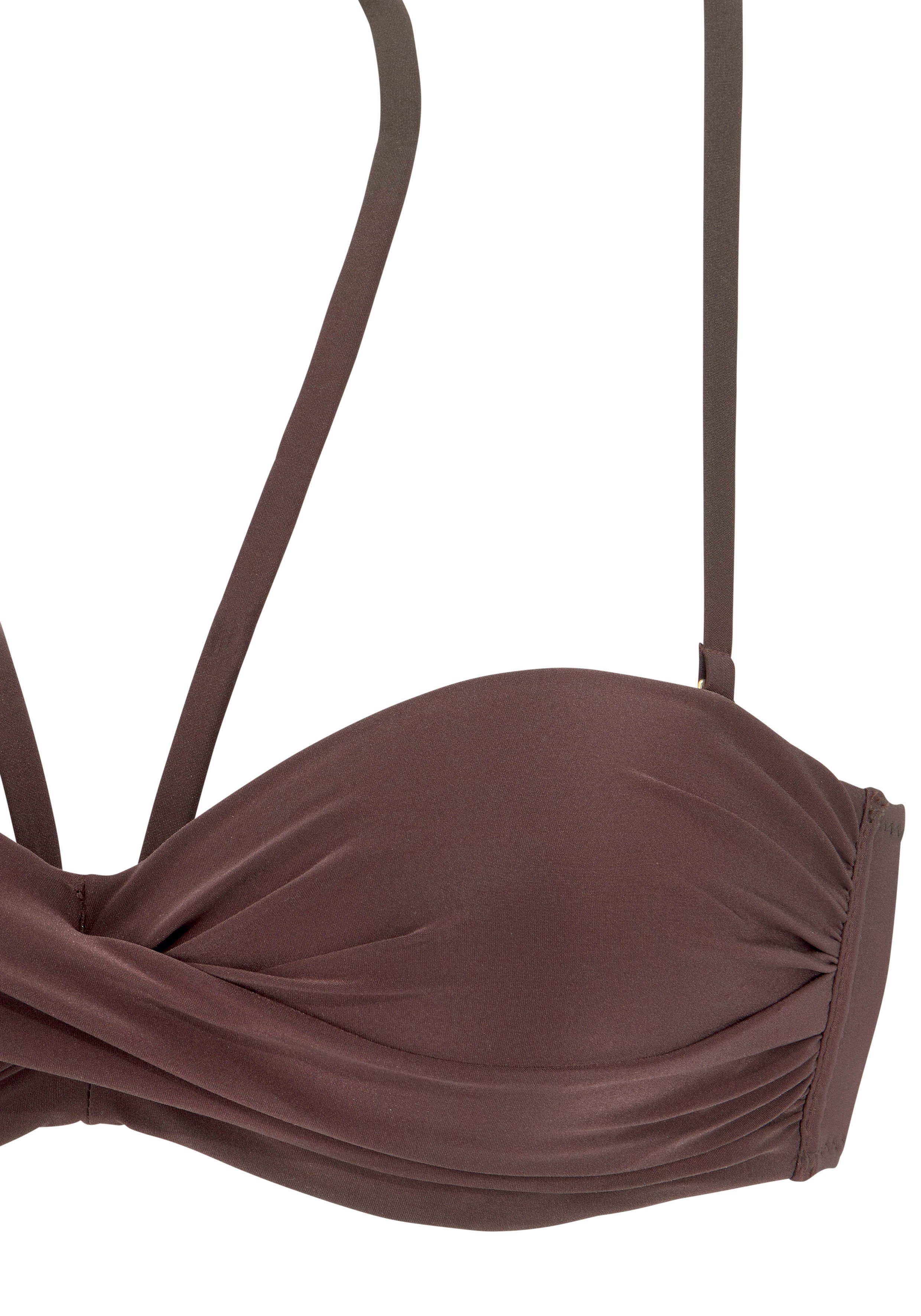 LASCANA Bügel-Bandeau-Bikini mit verschiedenen Trägervarianten