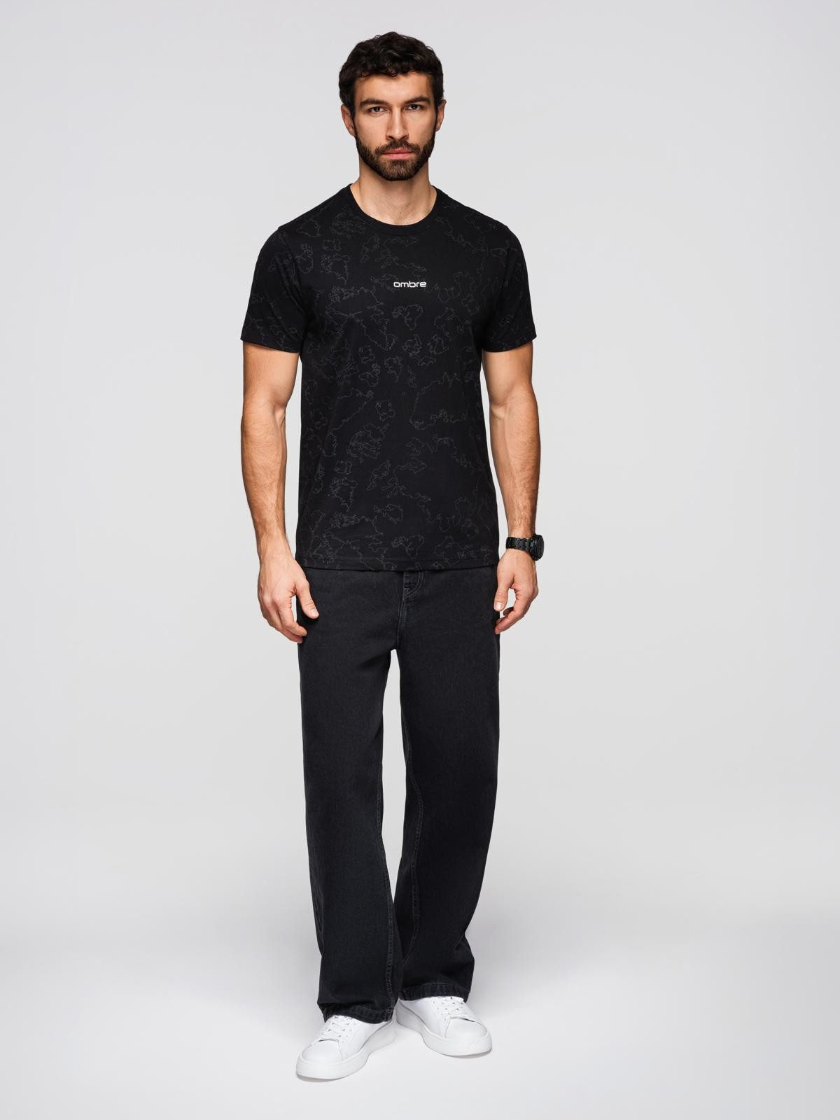 OMBRE Print-Shirt Herren-T-Shirt aus der Ombre-Linie