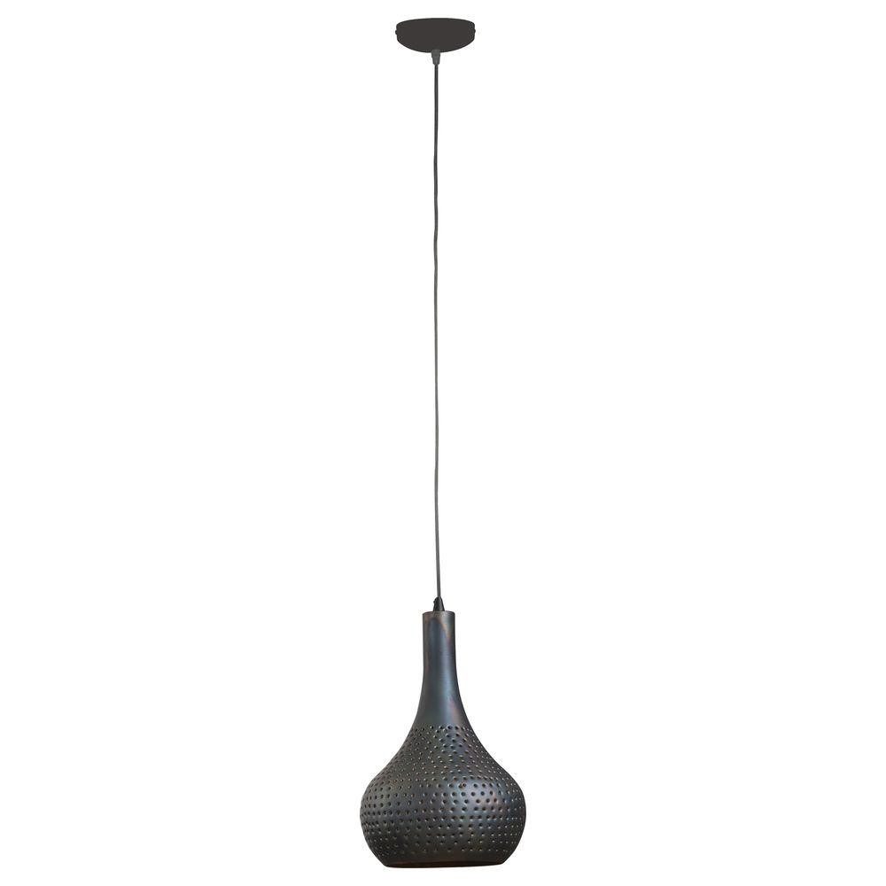 famlights Pendelleuchte famlights, Pendelleuchte Nela in Schwarz E27