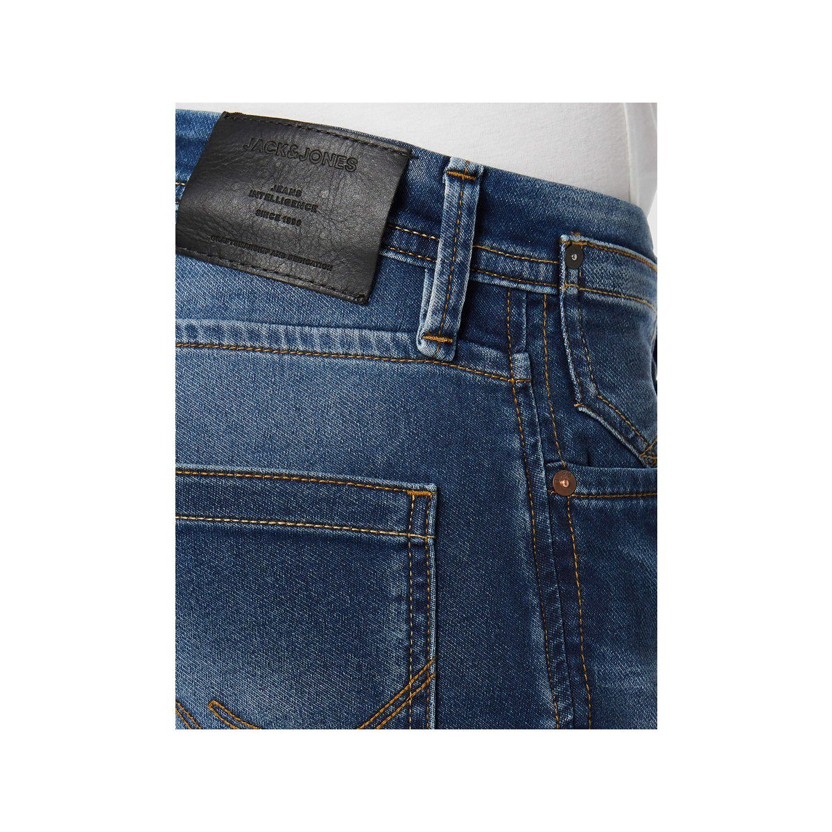 & regular (1-tlg) blau Straight-Jeans Jack Jones