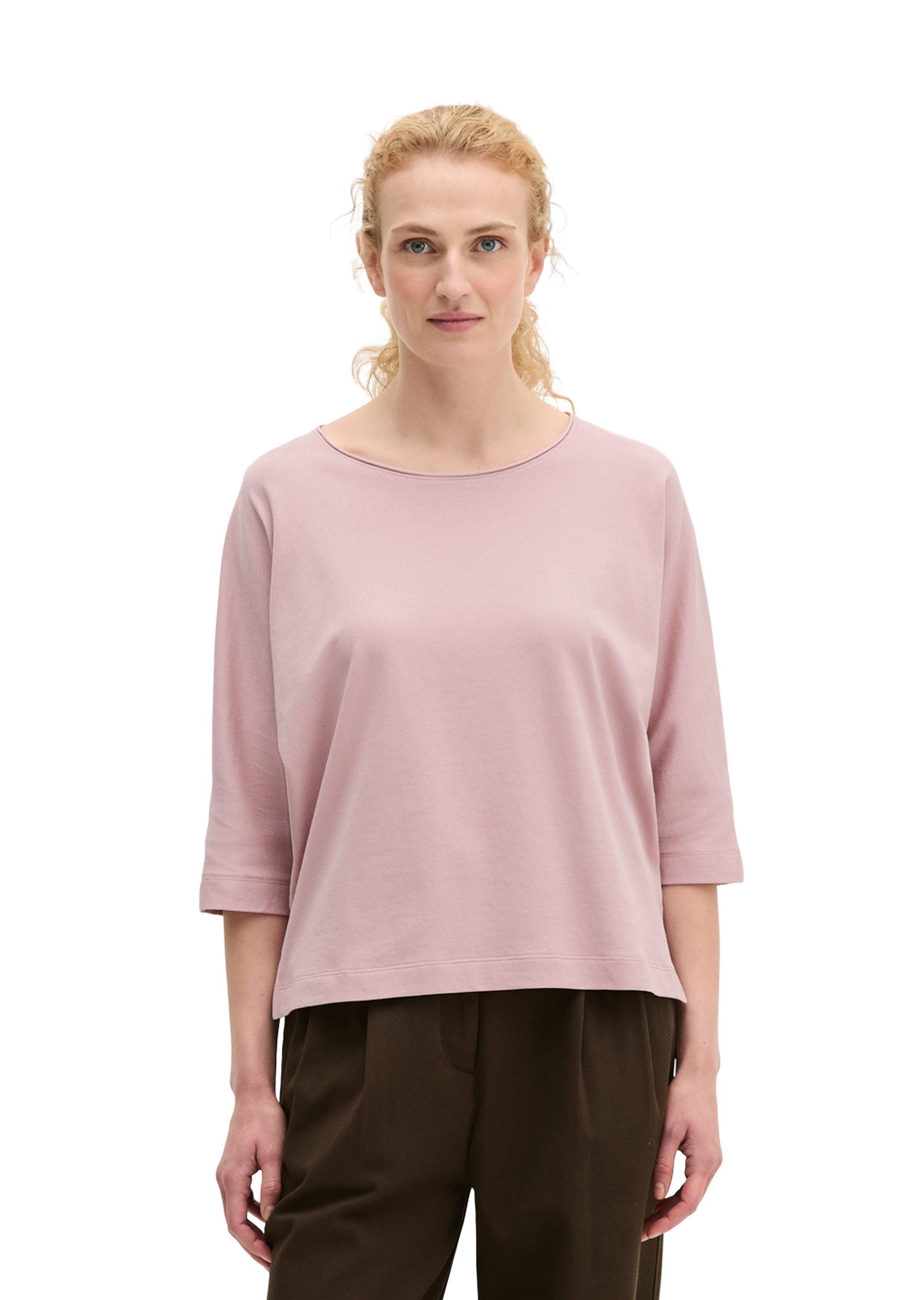 Marc O'Polo T-Shirt aus Feinstrick-Jersey