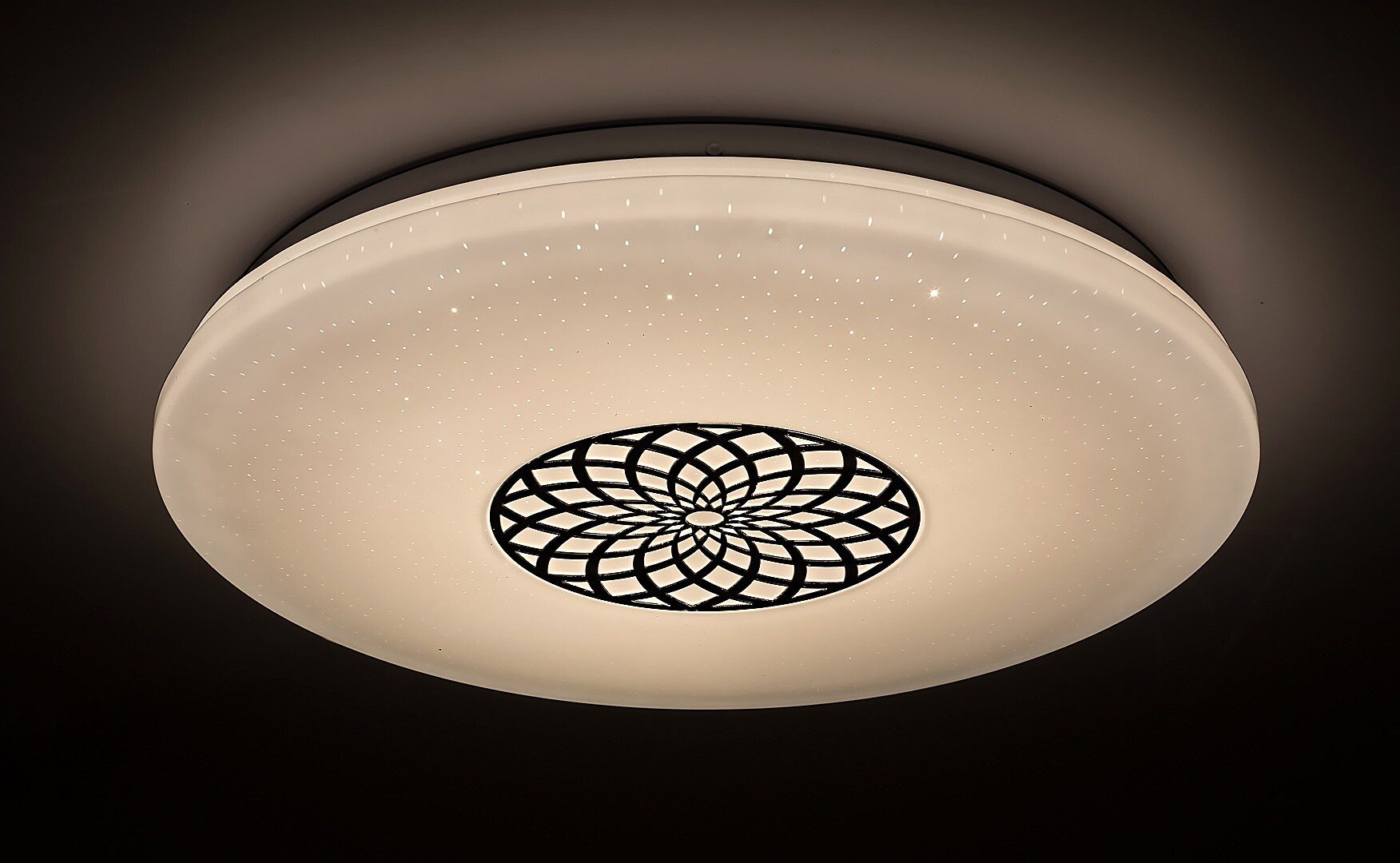 Rabalux LED-Leuchtmittel "Ophelia" 24W, 3000K, 2000lm, silber+weiß, rgb, G, ø395mm, RGB