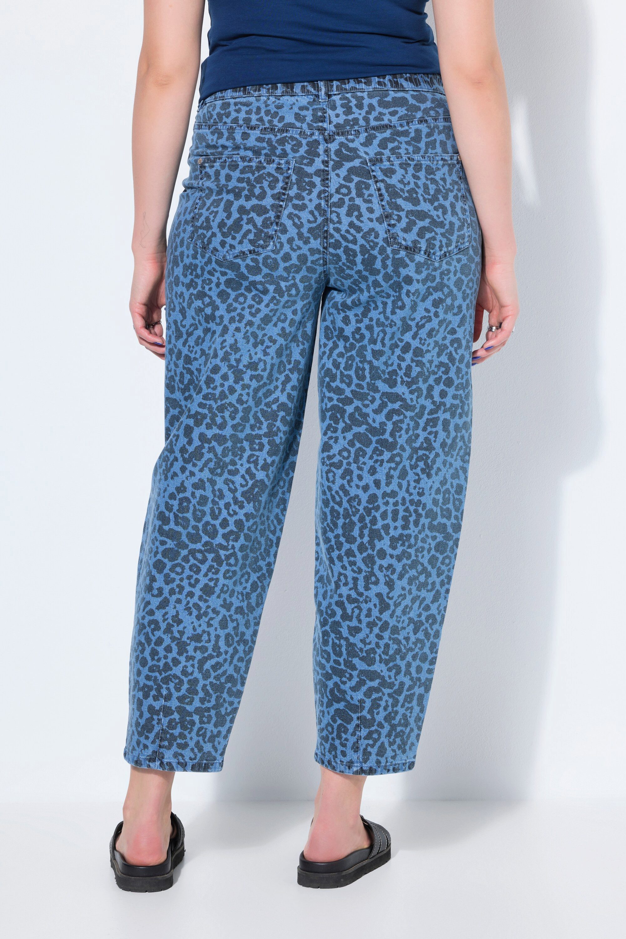 Studio Untold Regular-fit-Jeans Ballon-Jeans High Waist Leo 5-Pocket