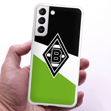 DeinDesign Handyhülle Borussia Mönchengladbach Gladbach Offizielles Lizenzprodukt, Samsung Galaxy S22+ Silikon Hülle Bumper Case Handy Schutzhülle
