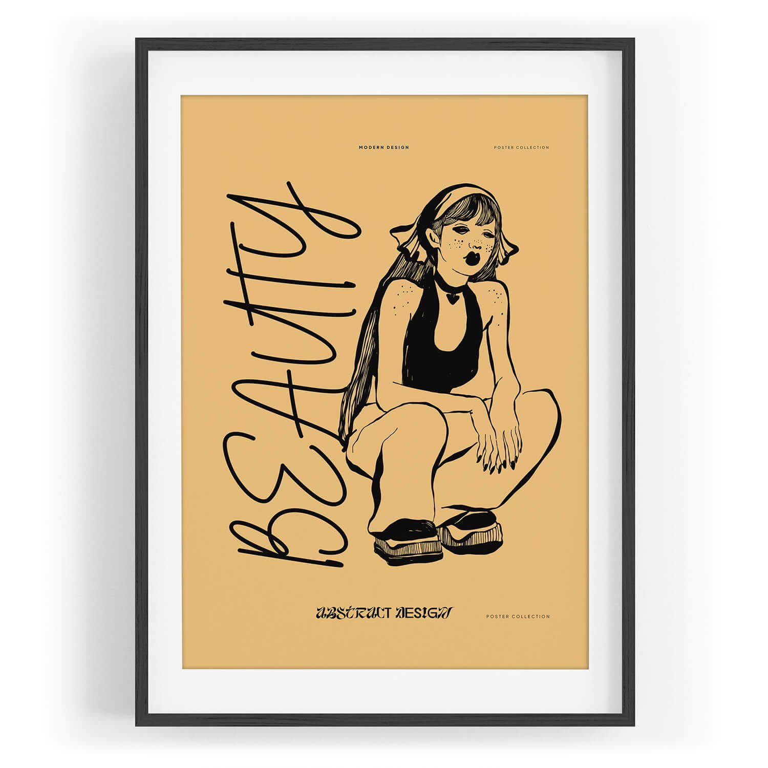 Sinus Art Wandbild Femininity Schöne Illustration Feminin Rebellisch Dekorativ Abstrakt. € 35,00