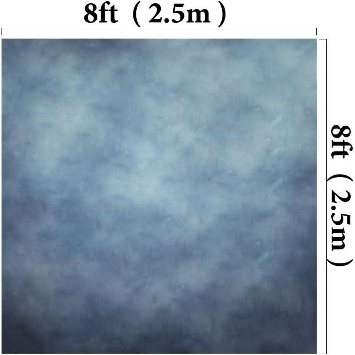Kate Falthintergrund Blau Fotografie Hintergrund 2,5x2,5m Baby Porträt Studio Mikrofaser