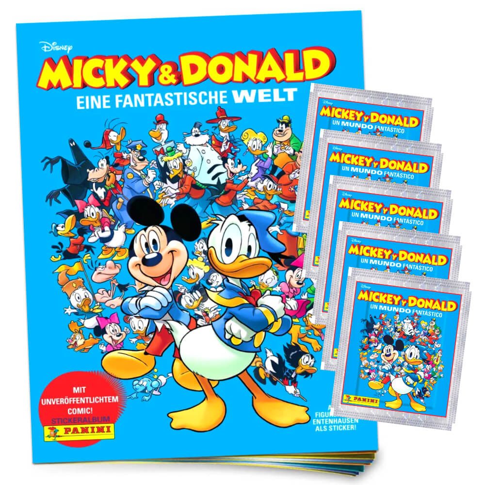 Sammelkarte Mickey & Donald Sticker - Fantastische Welt Sammelsticker (2025)