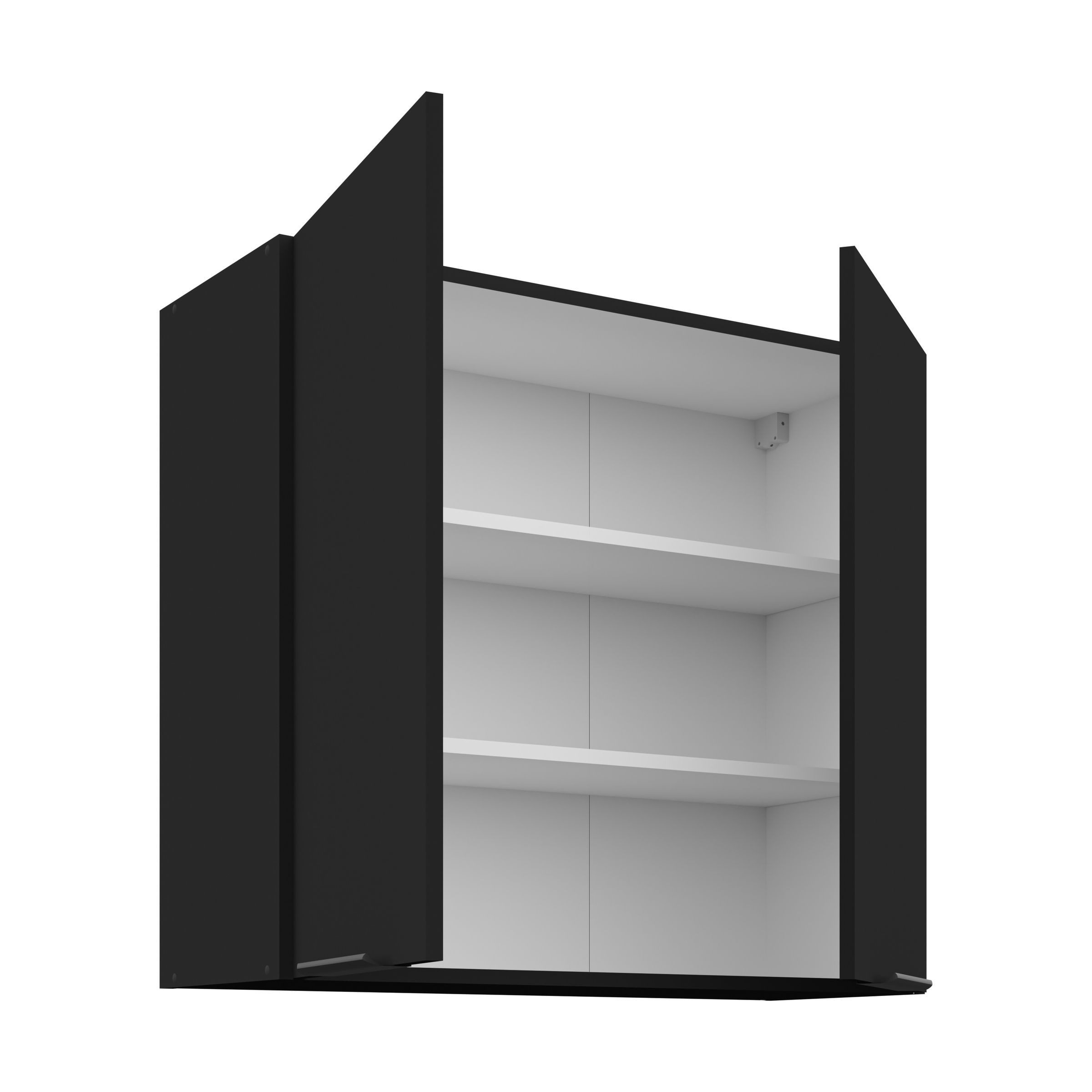 Küchen-Preisbombe Hängeschrank 80 Küche SIENA Schwarz Küchenzeile Küchenblo günstig online kaufen