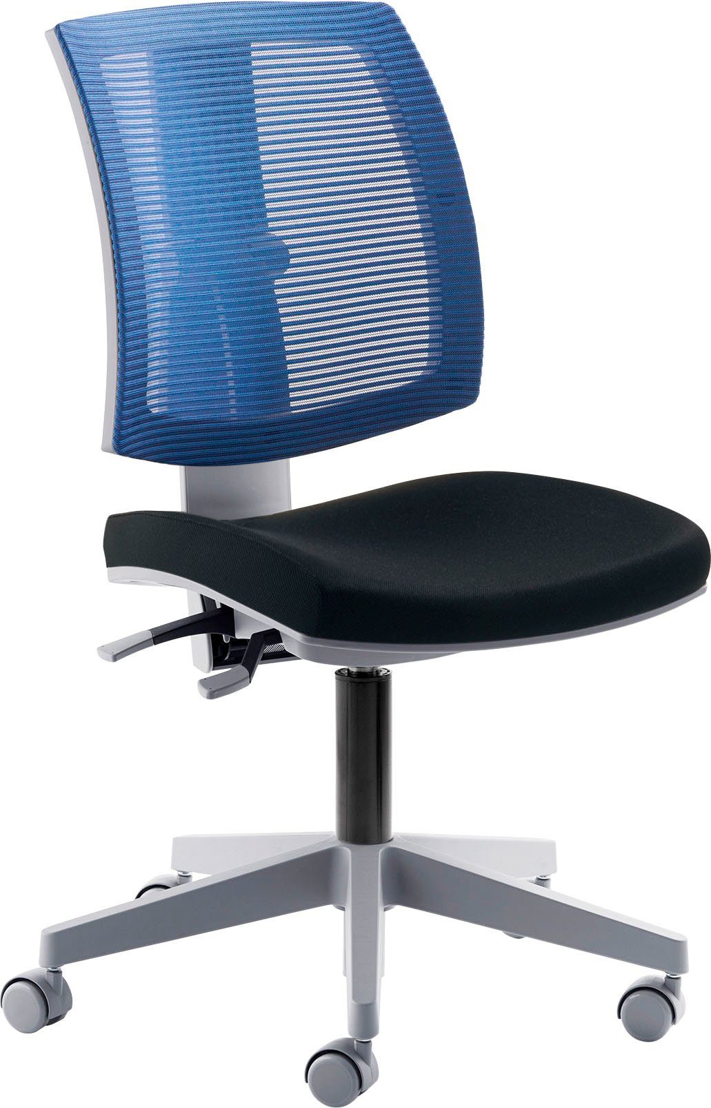 Mayer Sitzmöbel Bürostuhl, "myFLEXO" schwarz, blau | blau