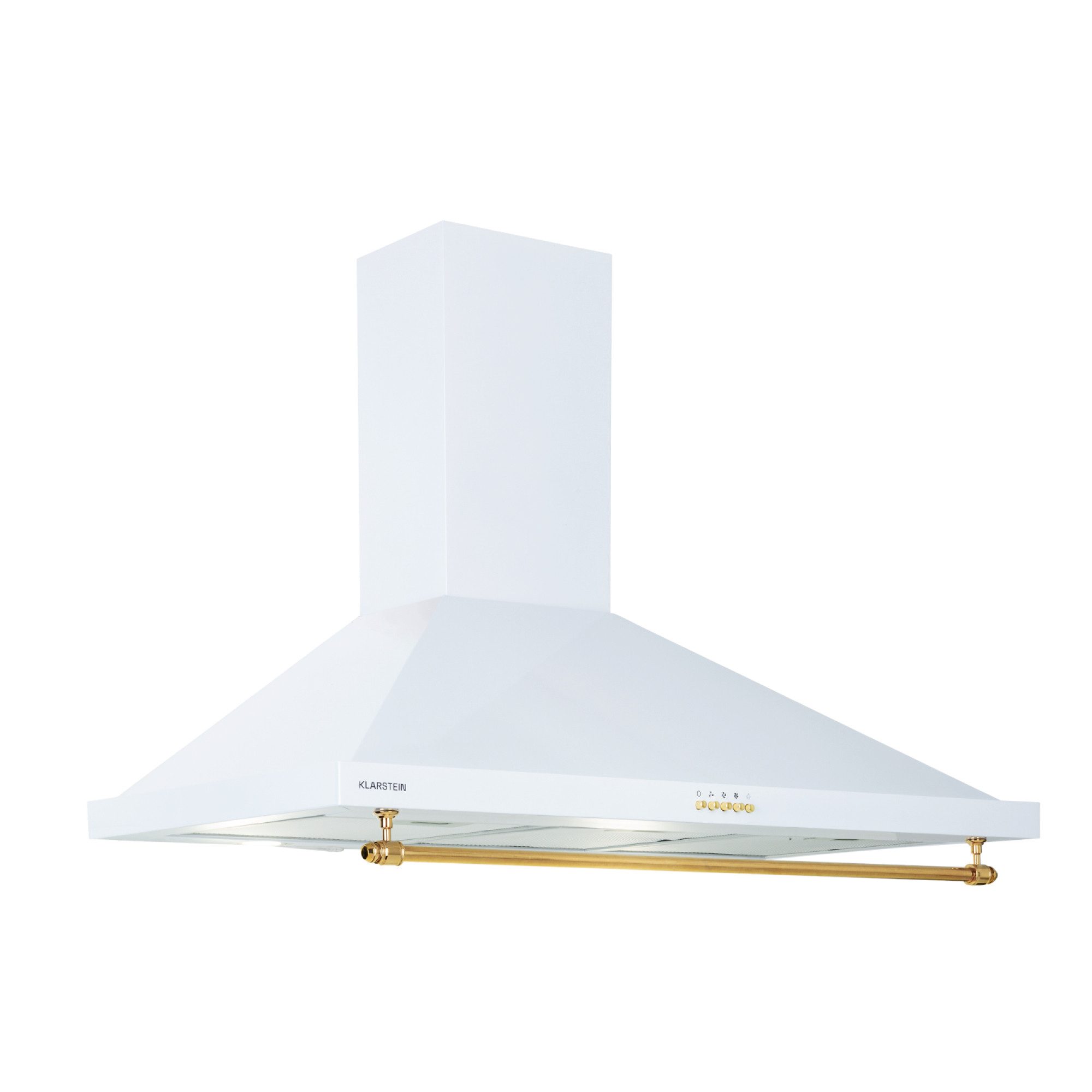 Klarstein Deckenhaube Montblanc 90 Montblanc 90, Dunstabzugshaube 610m³/h 165W 2x1,5W LED Reling