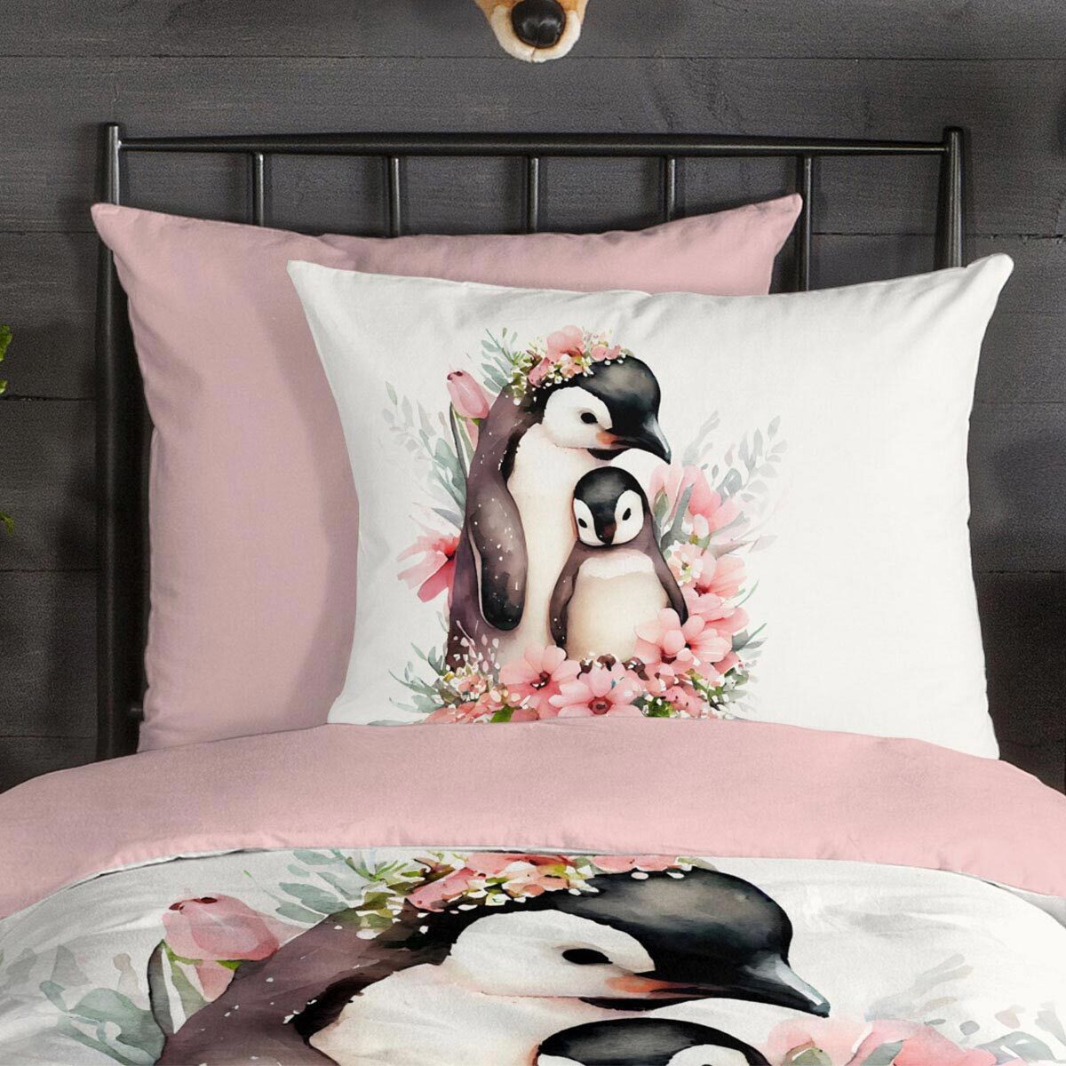 TRAUMSCHLAF Bettwäsche Pinguin, Flanell, 2 teilig, besonders weich und warm günstig online kaufen