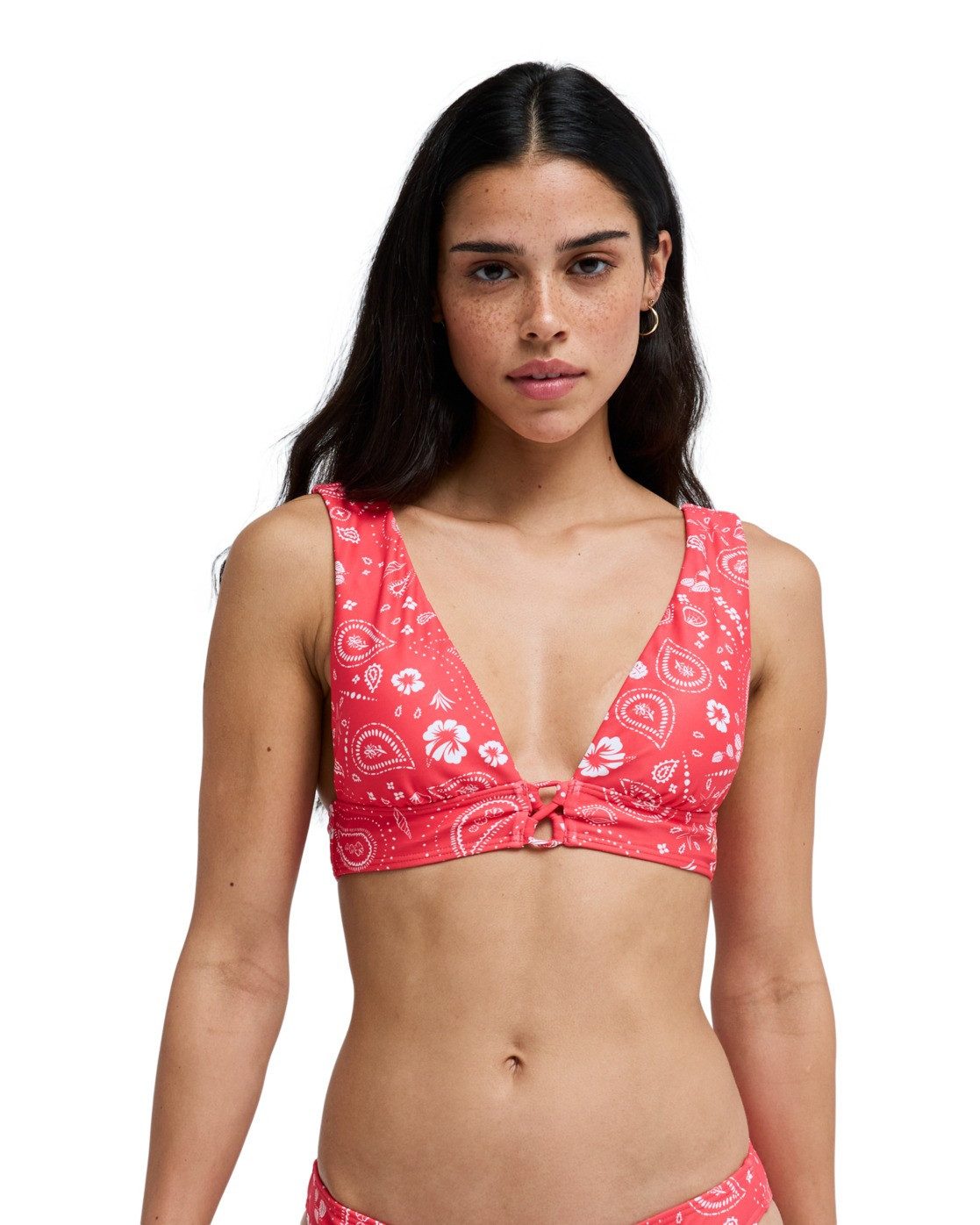 Roxy Bandeau-Bikini-Top Beach Bandana Elongated Bra