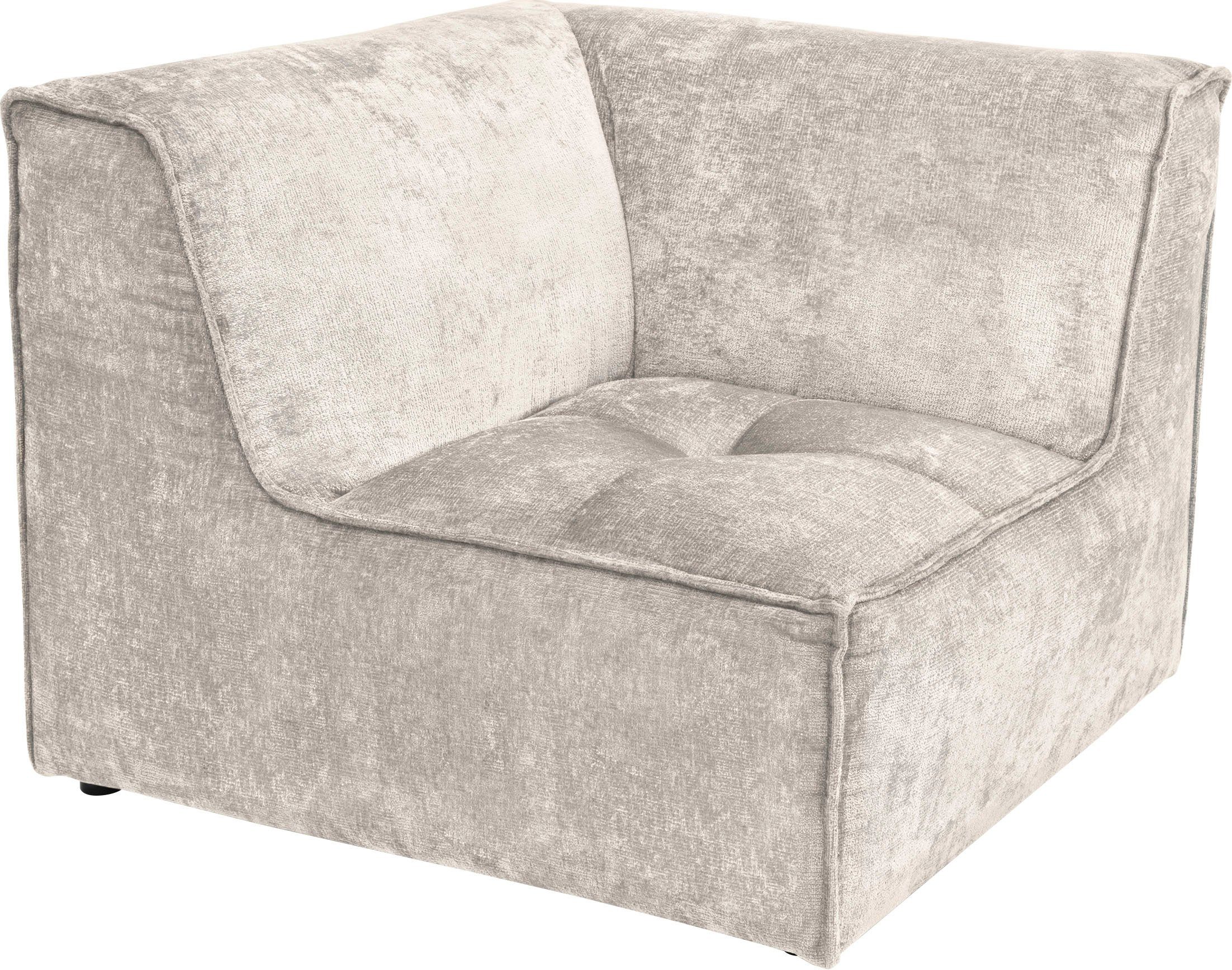 Modul RAUM.ID individuelle Zusammenstellung als Sofa-Eckelement beige oder für verwendbar, Monolid St), (1 separat