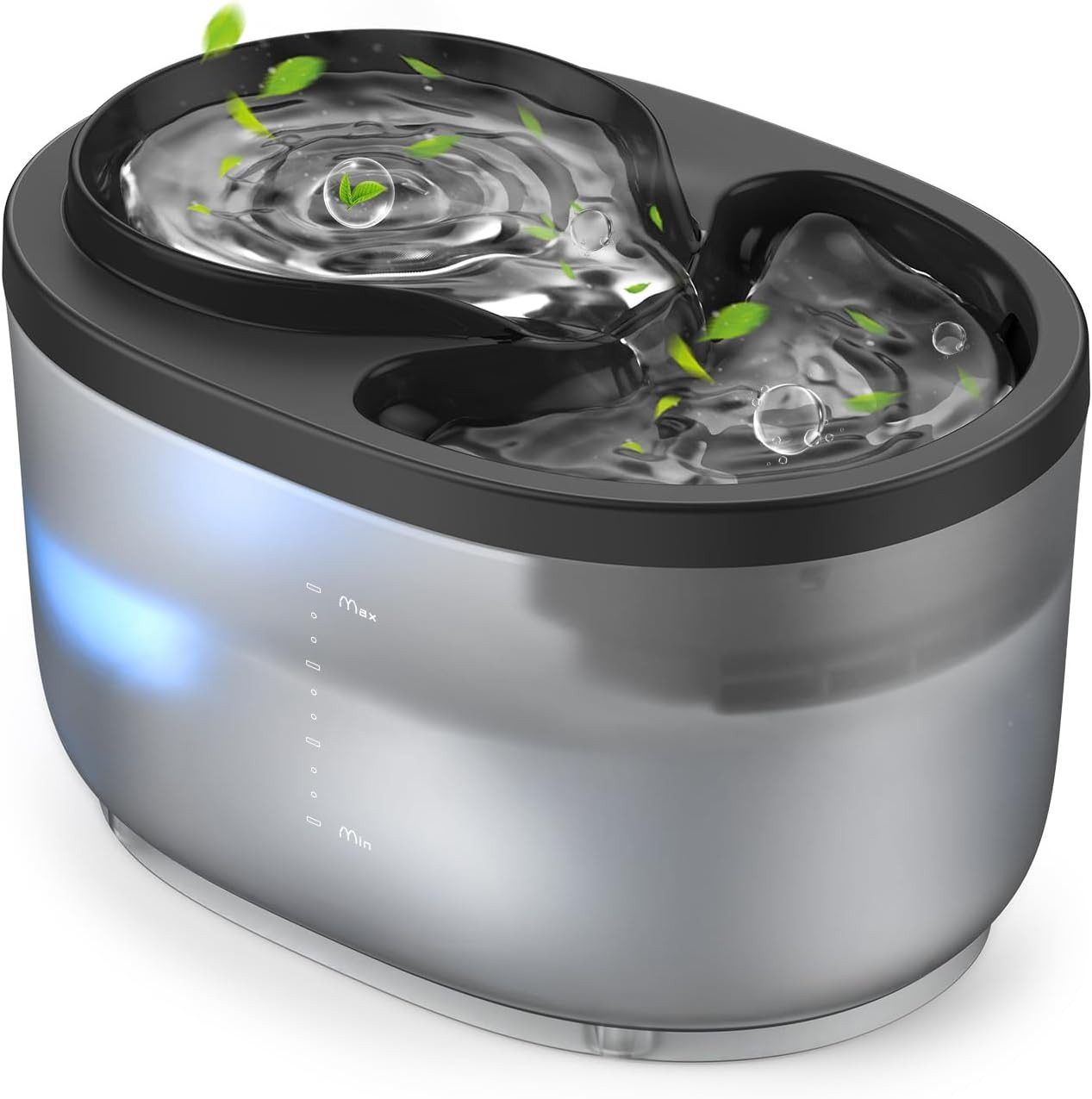 Coonoor Trinkbrunnen Ultraleiser Katzenbrunnen 2,3L BPA-frei günstig online kaufen