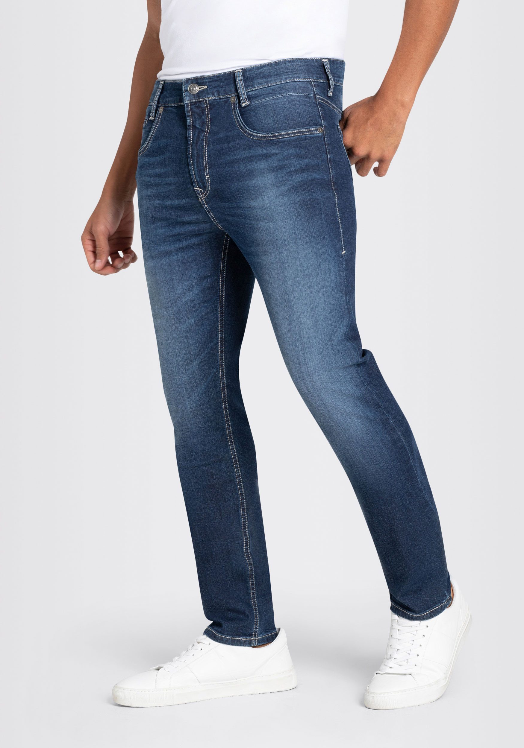 MAC 5-Pocket-Jeans Arne Pipe Sommerjeans Light Weight Stretch