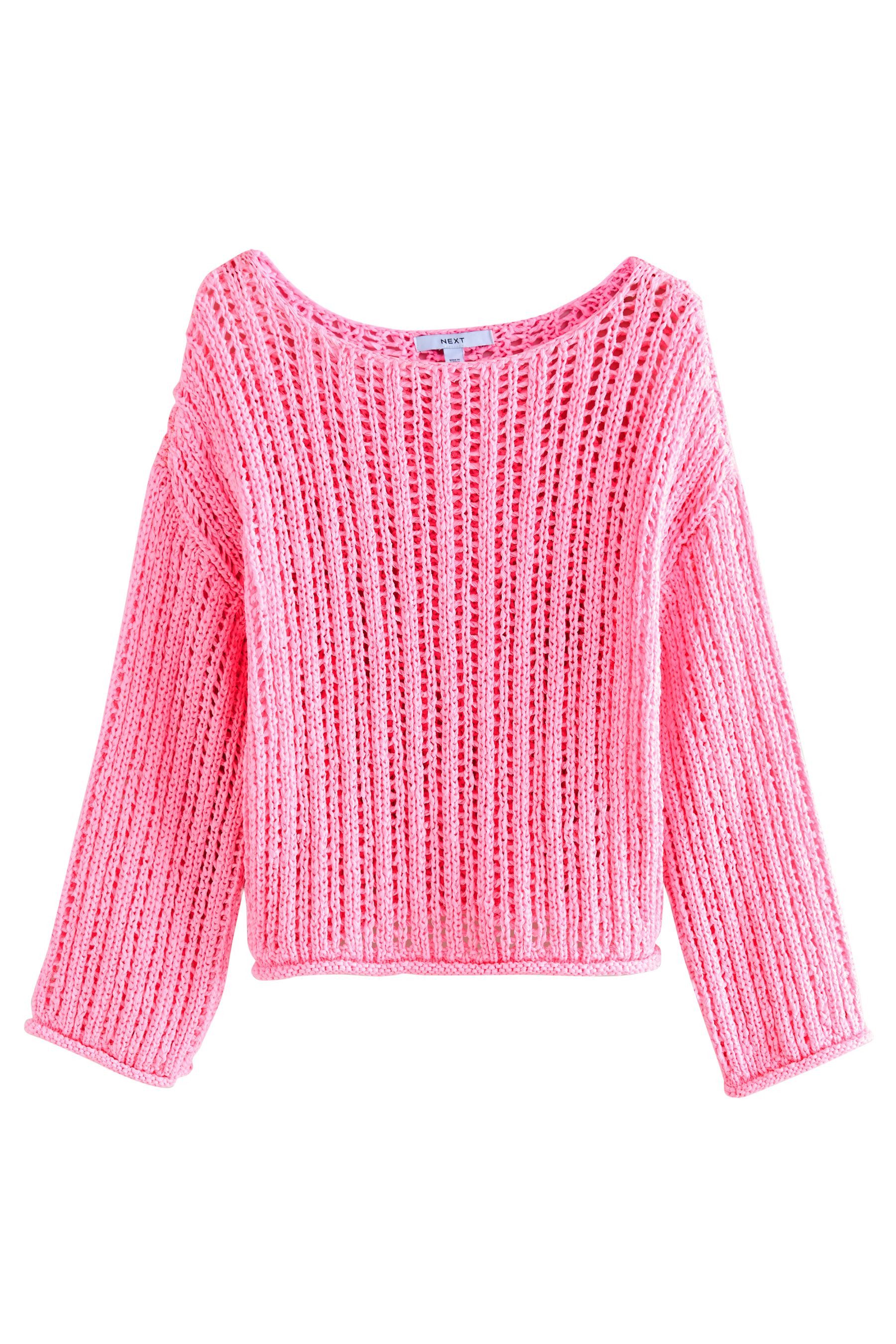 Next Strickpullover Schulterfreier Pullover mit ausgestellten günstig online kaufen