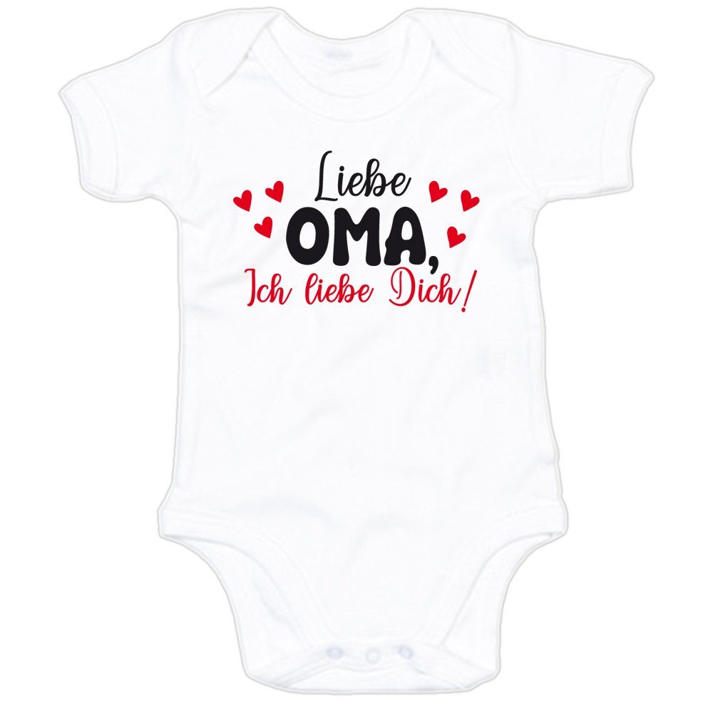 Kurzarmbody Liebe Oma, ich liebe Dich!