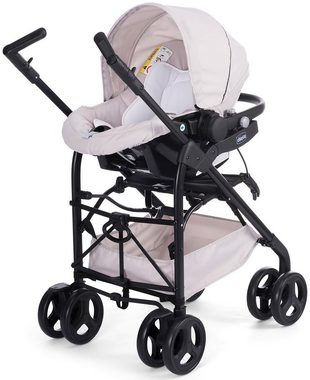 Chicco Kombi-Kinderwagen Trio Sprint mit Kit Car, Sandshell, mit Regenschutz; Kinderwagen