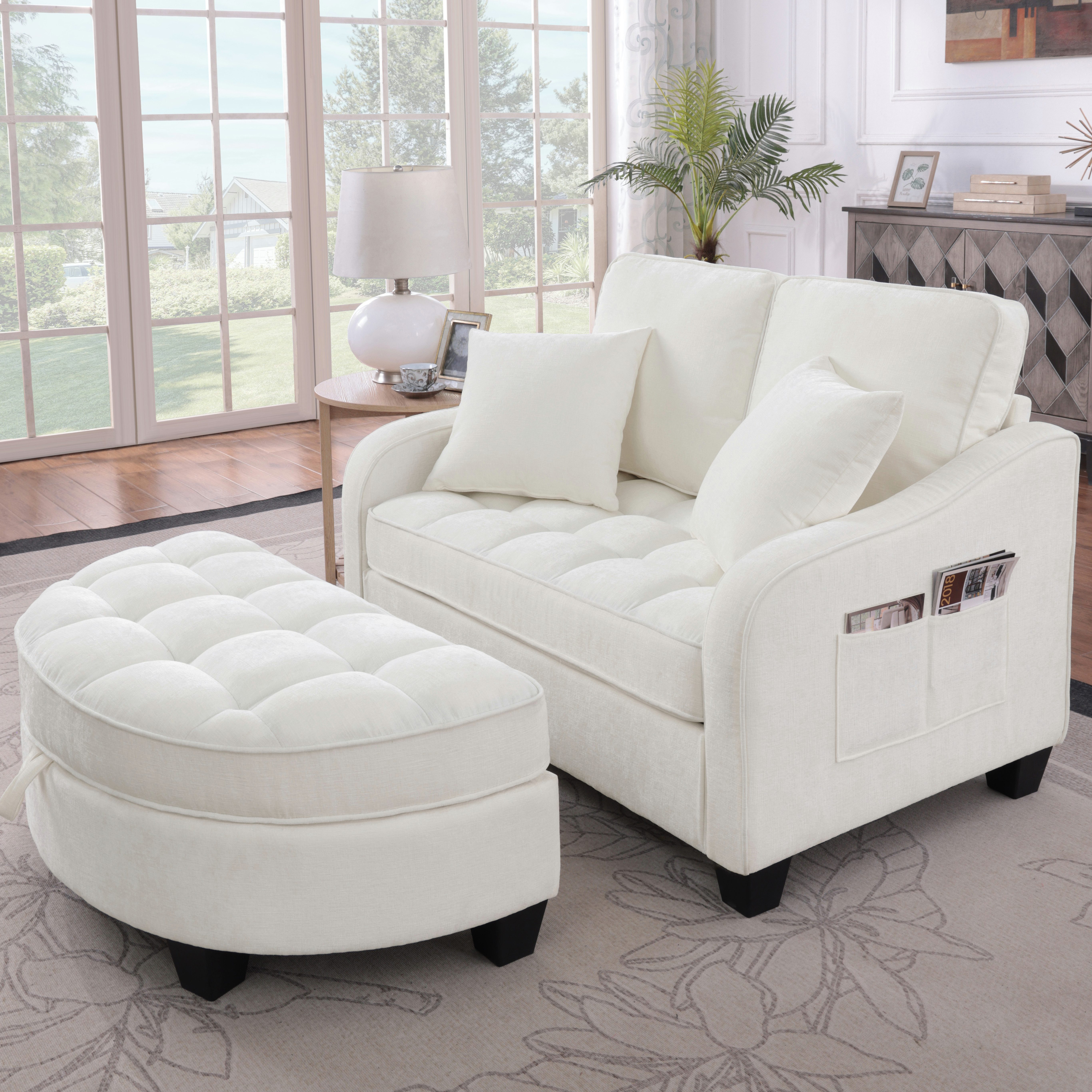 Odikalo Schlafsofa Multifunktions 2-in-1 Sofa-Bett Aufbewahrungs-Hocker Meh günstig online kaufen