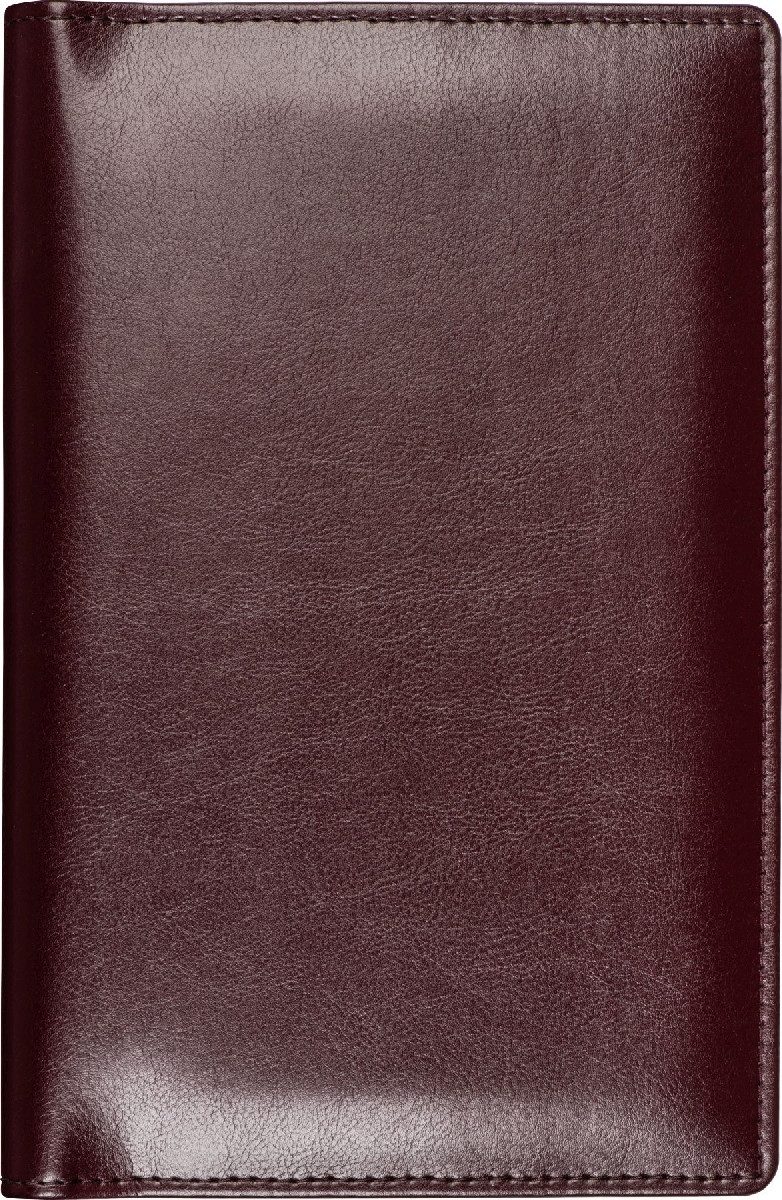 BRUNNEN Visitenkartenhülle Visitenkartenmappe Soft 12,5x20cm bordeaux