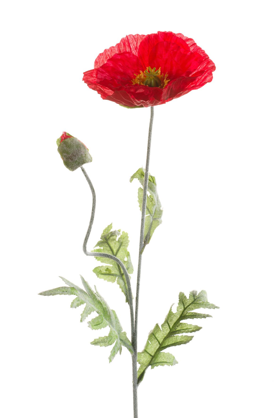 Kunstblume Rot, Durchmesser 12 cm, Emerald, günstig online kaufen