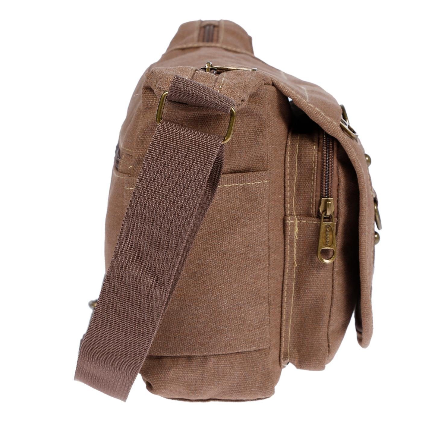 Christian Wippermann Umhängetasche Damen Tasche Schultertasche Umhängetasche aus Canvas, inversch. Farben
