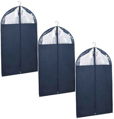 WENKO Kleidersack Business (Set, 3 St., 100 x 60 cm) strapazierfähiges Polyester, abwaschbar