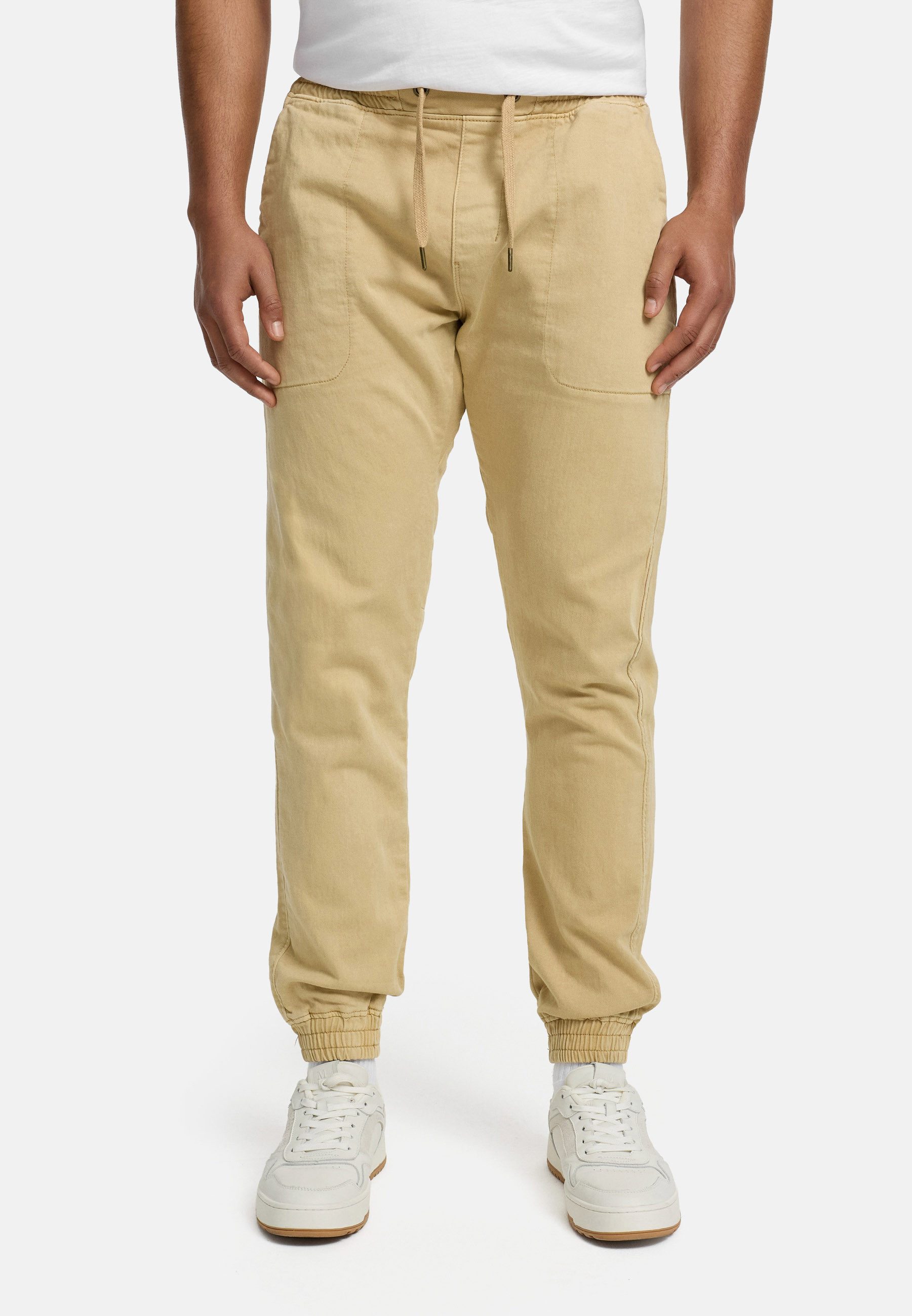 Indicode Stoffhose Herren Nizar Herrenhose Freizeithose Männer mit elastischem Bund und Kordelzug. Reduzierter Preis € 48,99. Unverbindliche Preisempfehlung € 54,99