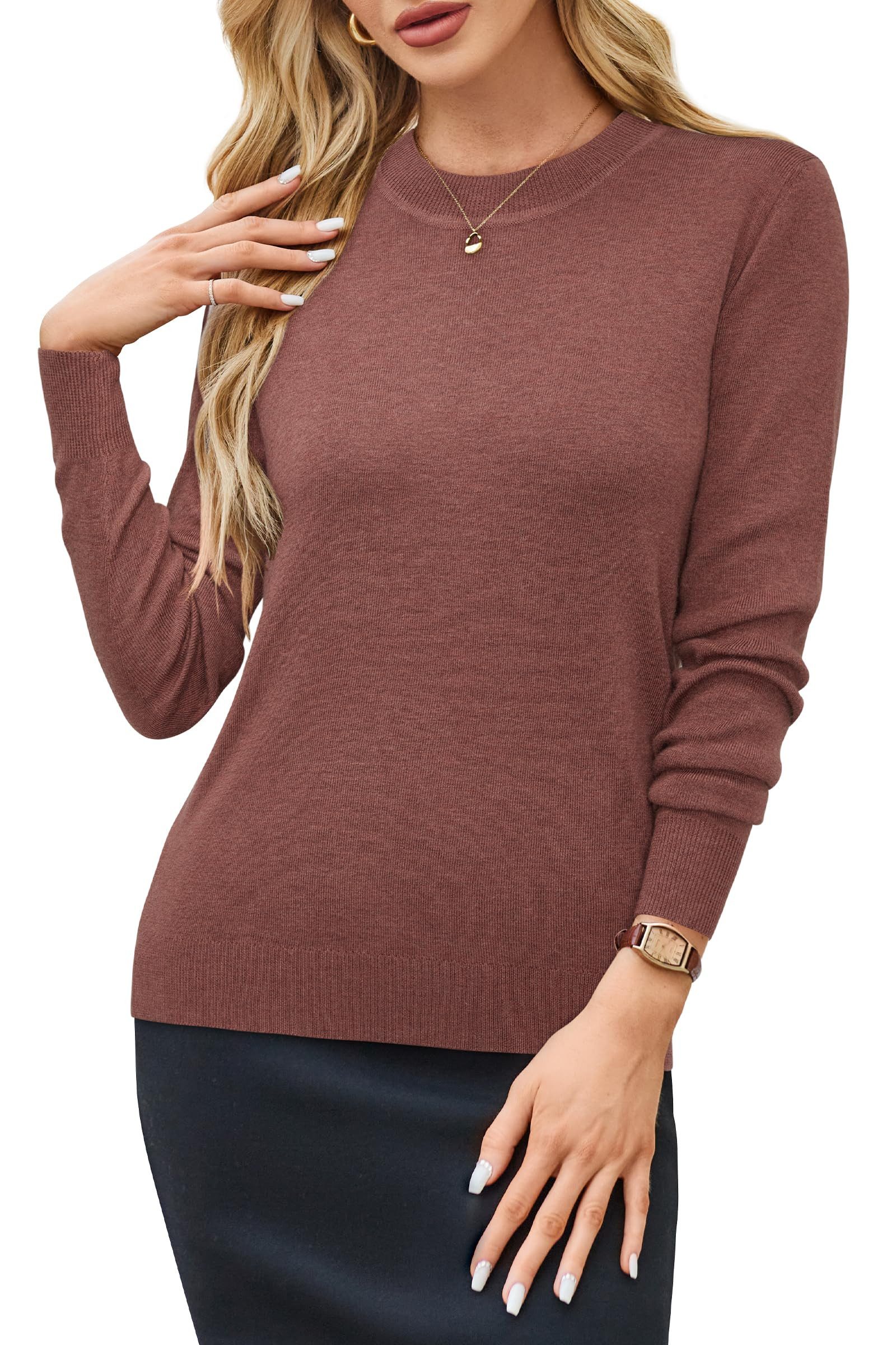 Arach&Cloz Strickpullover Damen Pullover Strickpullover Blusenoberteile Lan günstig online kaufen