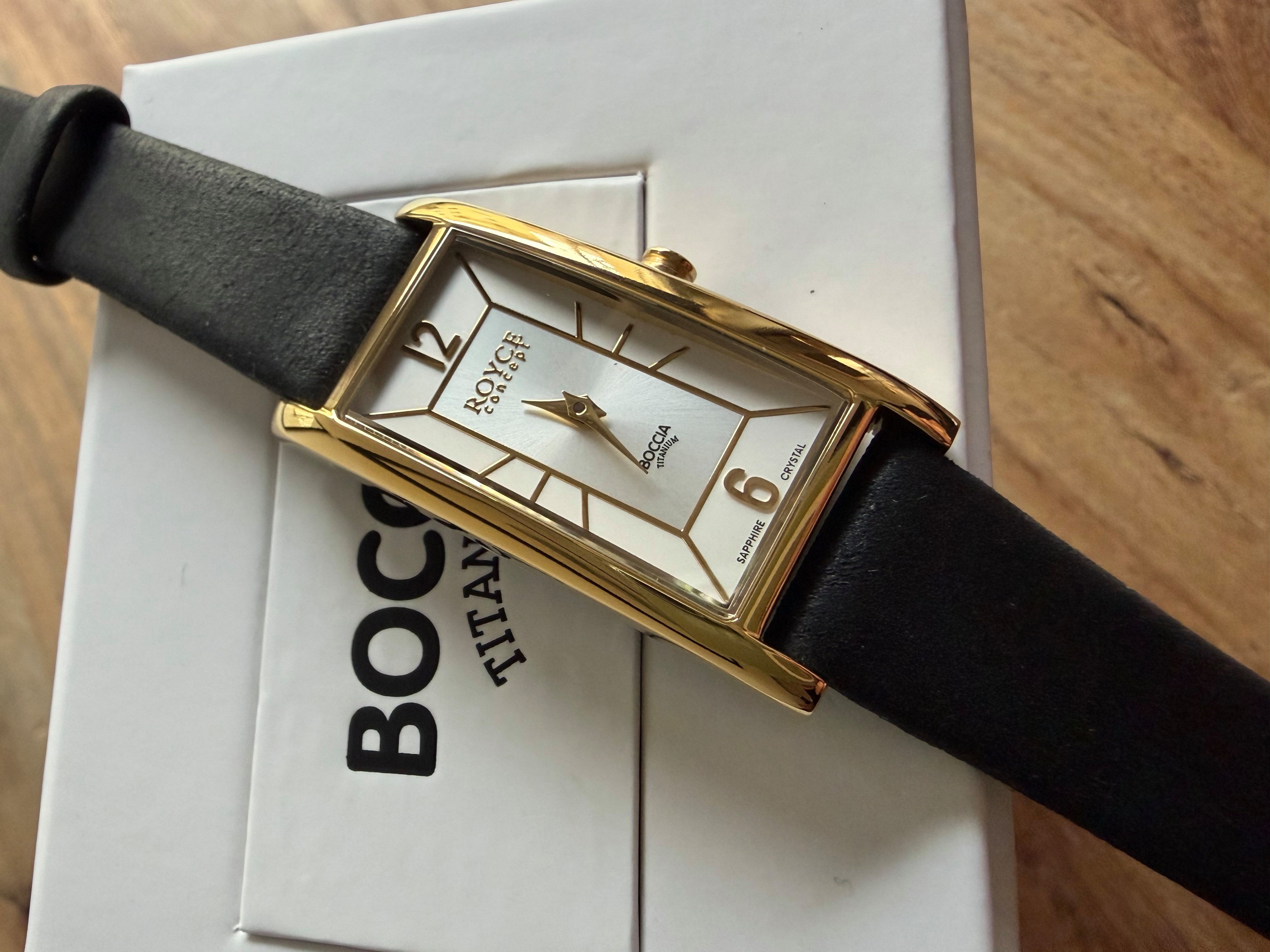 Boccia Quarzuhr Boccia 3352-02 Damenuhr Titanium Saphirglas 19mm 3ATM günstig online kaufen