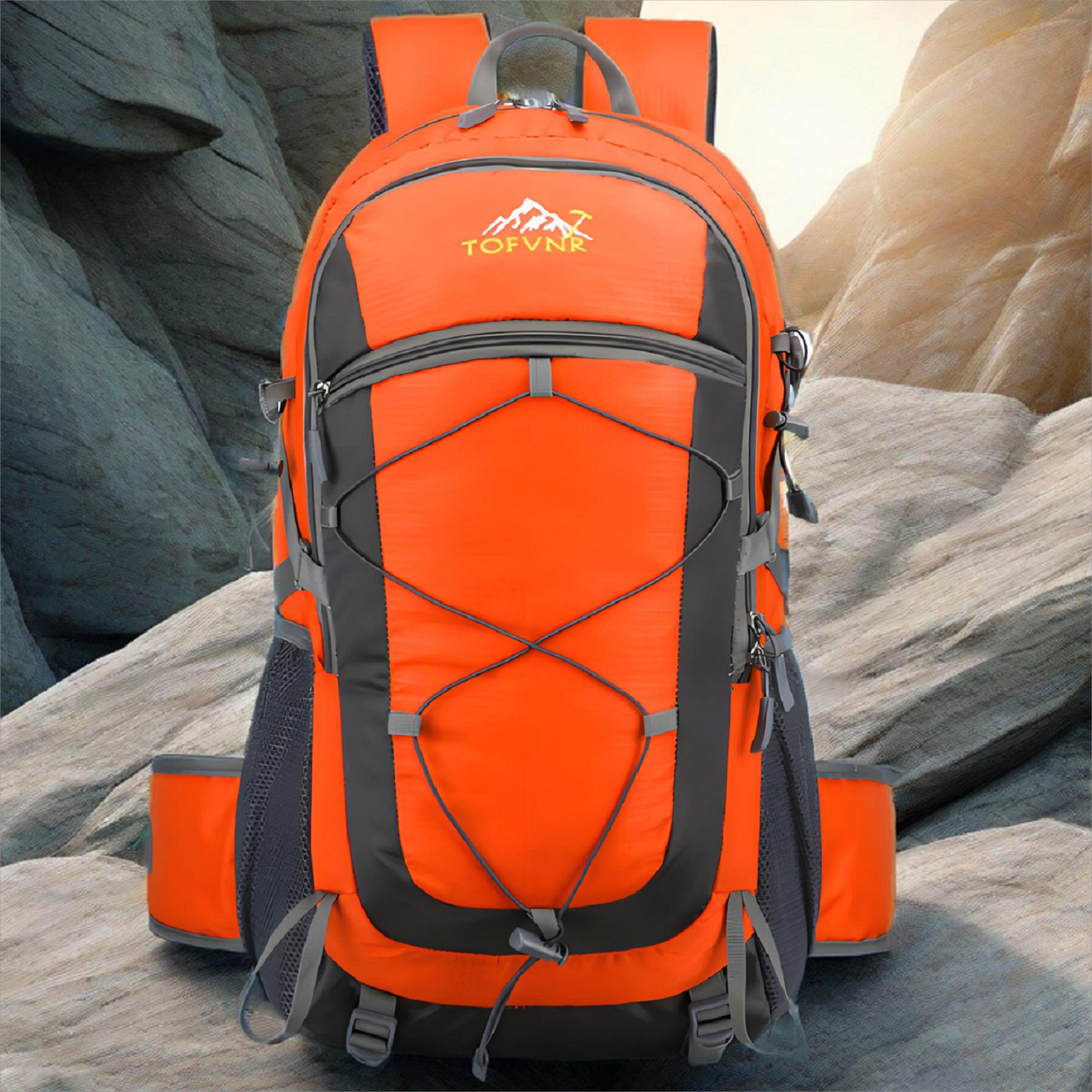 YINDN Wanderrucksack 36-55L Trekkingrucksack, Wasserdichter Outdoorrucksack günstig online kaufen