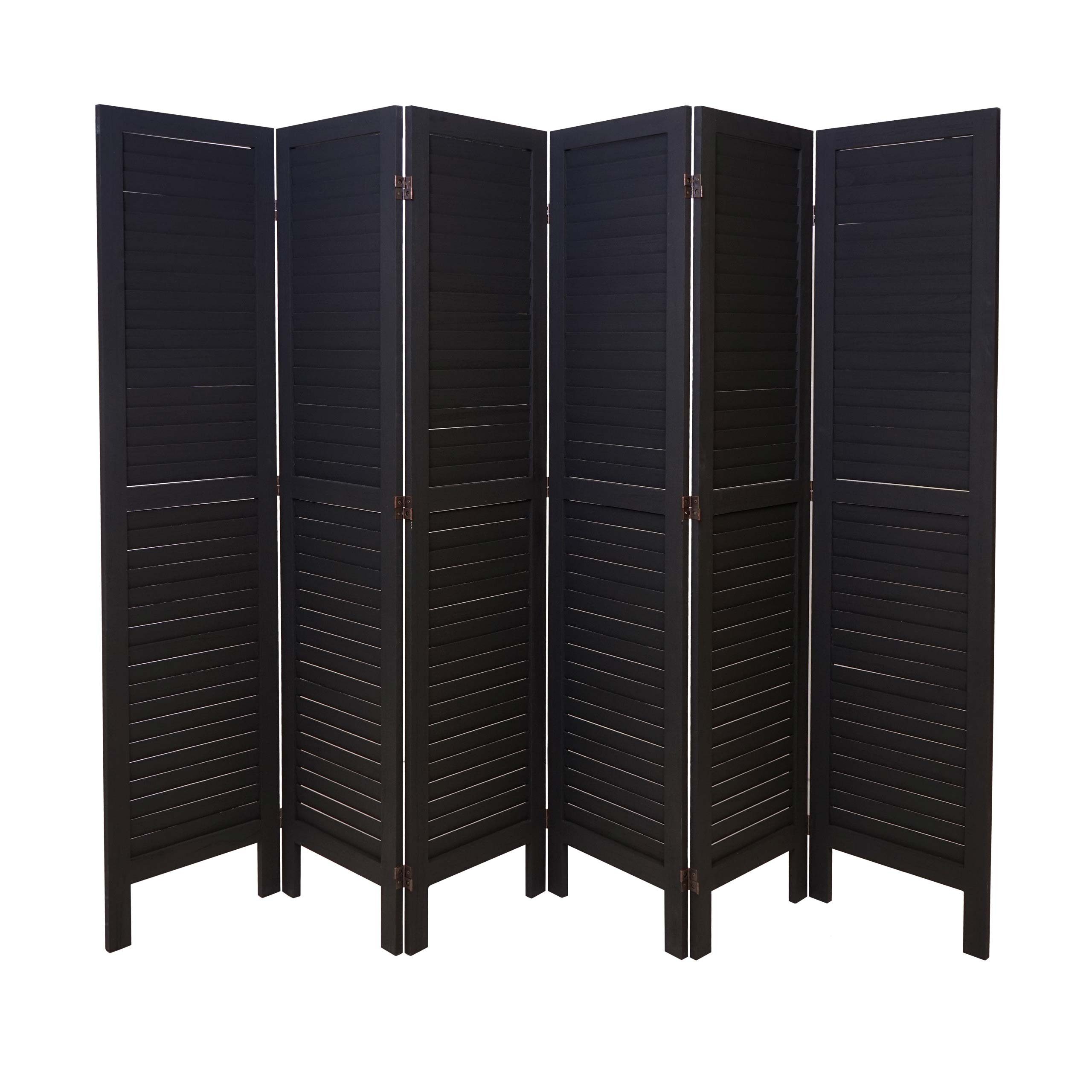 MCW Paravent MCW-G30-240, 6-teiliger Paravent, Fensterladenoptik, günstig online kaufen