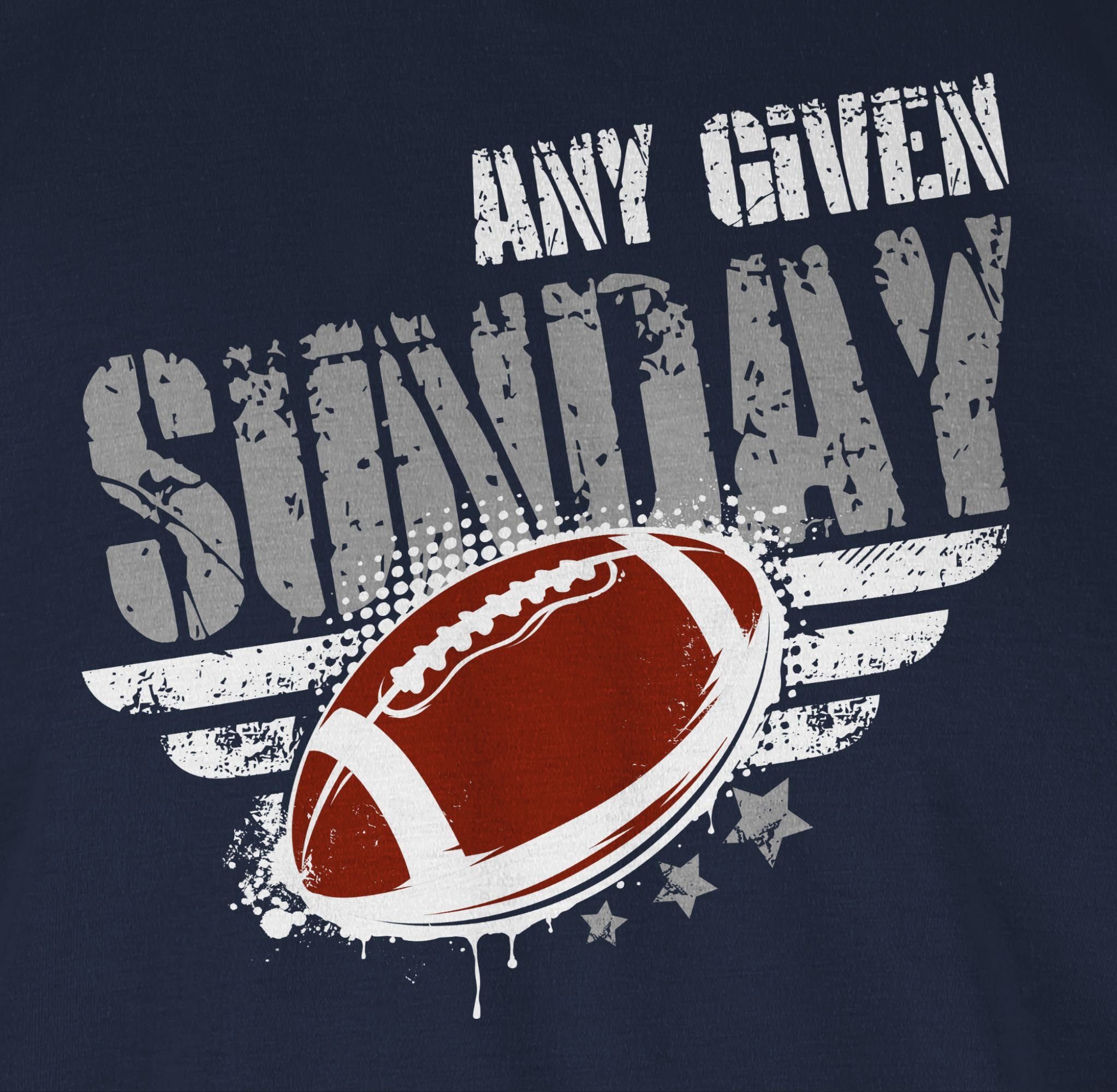 NFL Blau Any American T-Shirt Given Navy Shirtracer Sunday 2 Football Football