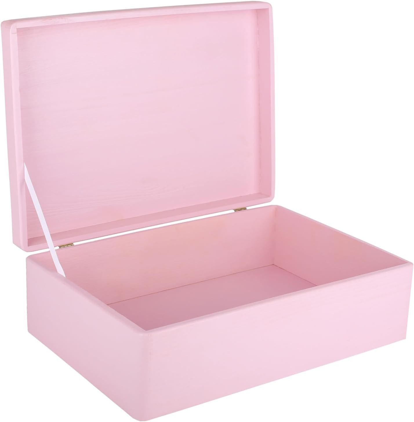 Creative Deco Holzkiste XL Große Holzkiste mit Deckel, 40x30x14 cm, Erinner günstig online kaufen