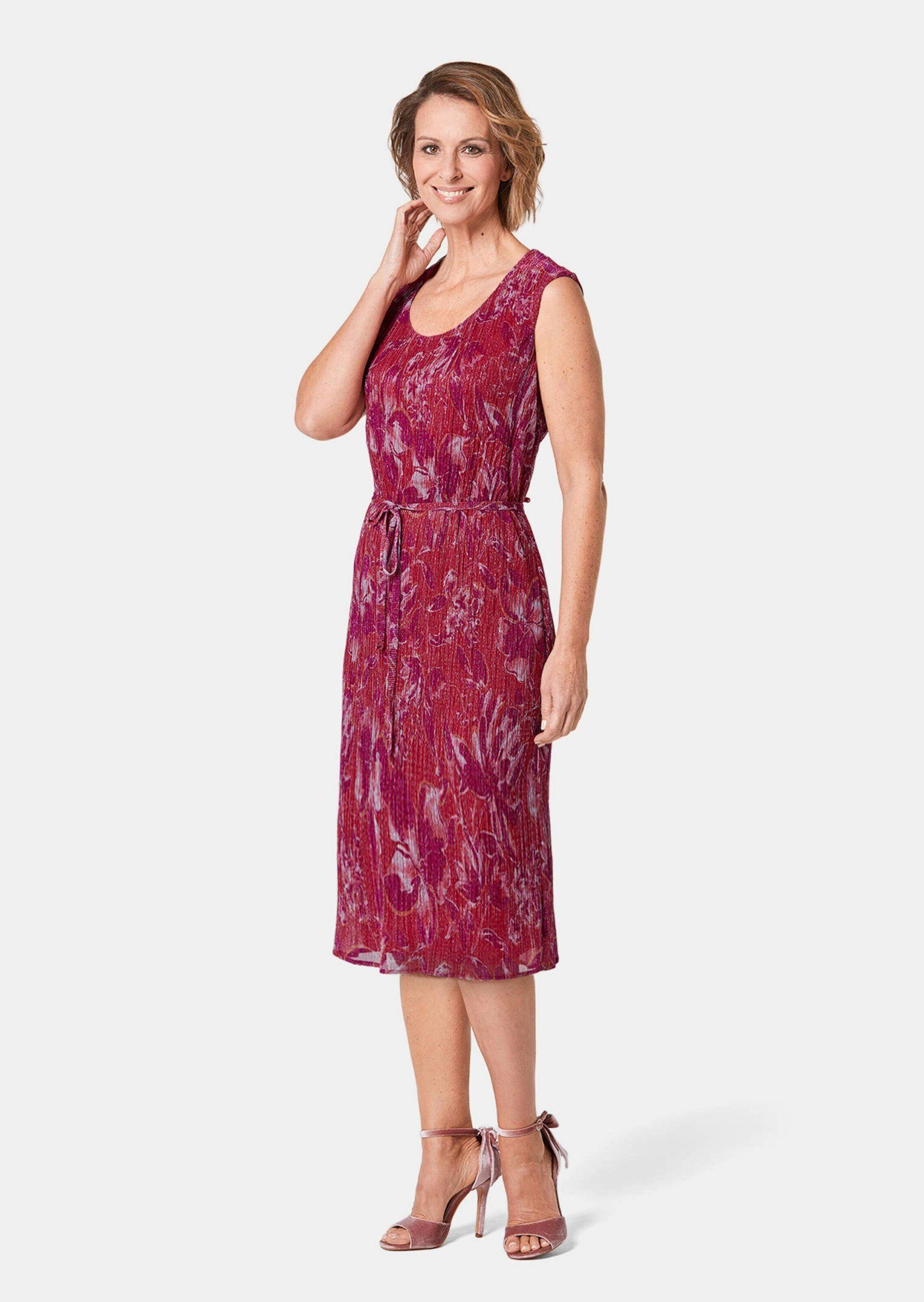 GOLDNER Abendkleid Figur umspielendes Kleid mit feinen Glanzgarnen günstig online kaufen