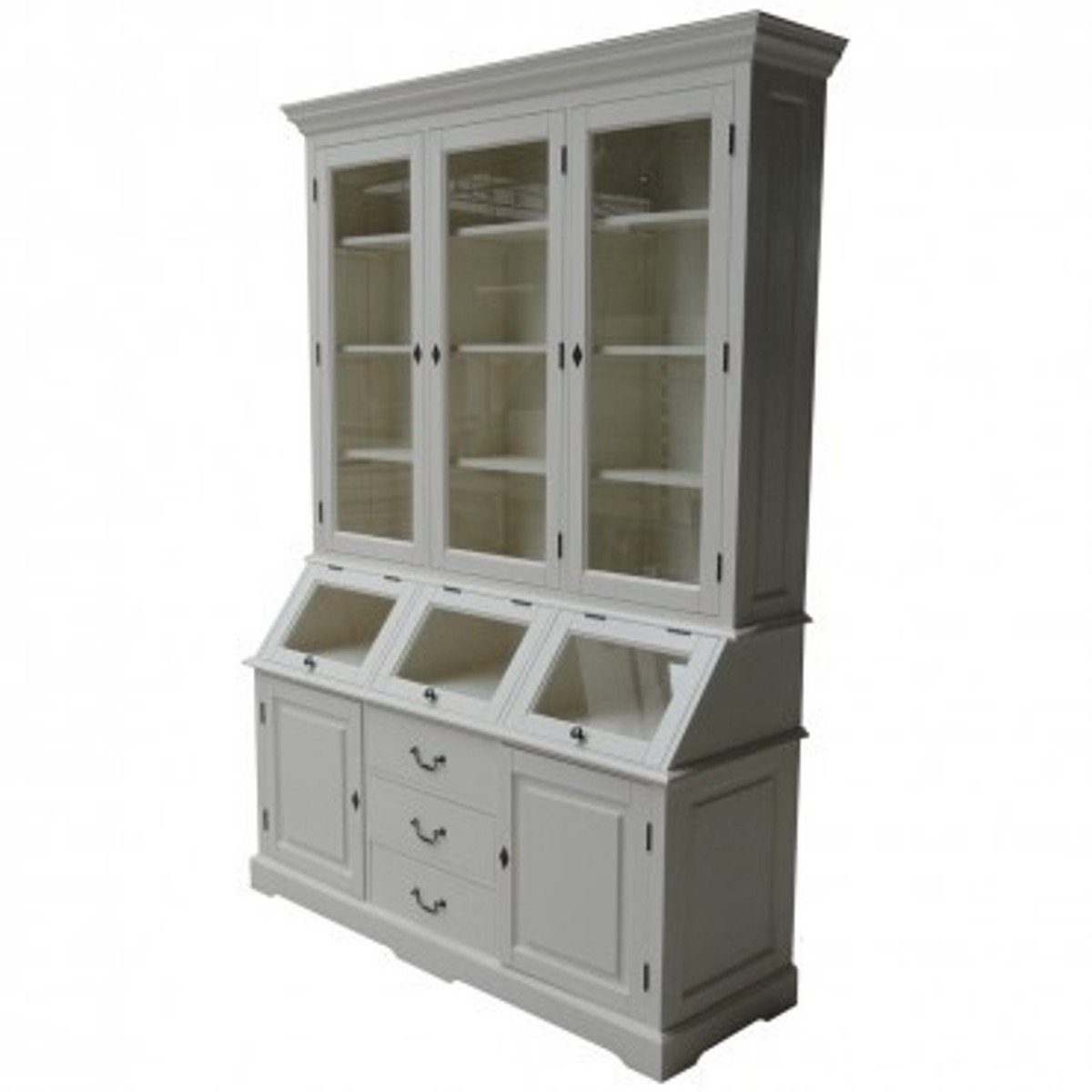 Stil Esszimmer 160cm Buffet Padrino - Buffetschrank Landhaus Schrank Schrank Casa Shabby Chic ModF5