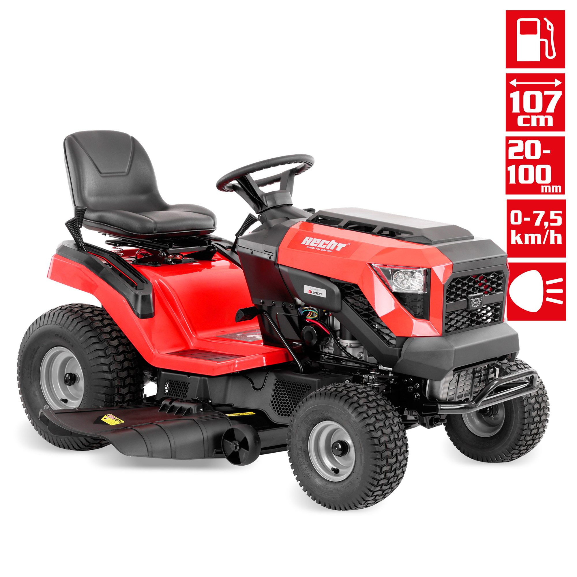 Hecht Rasentraktor Aufsitzmäher 5118 Mulcher, 107 günstig online kaufen