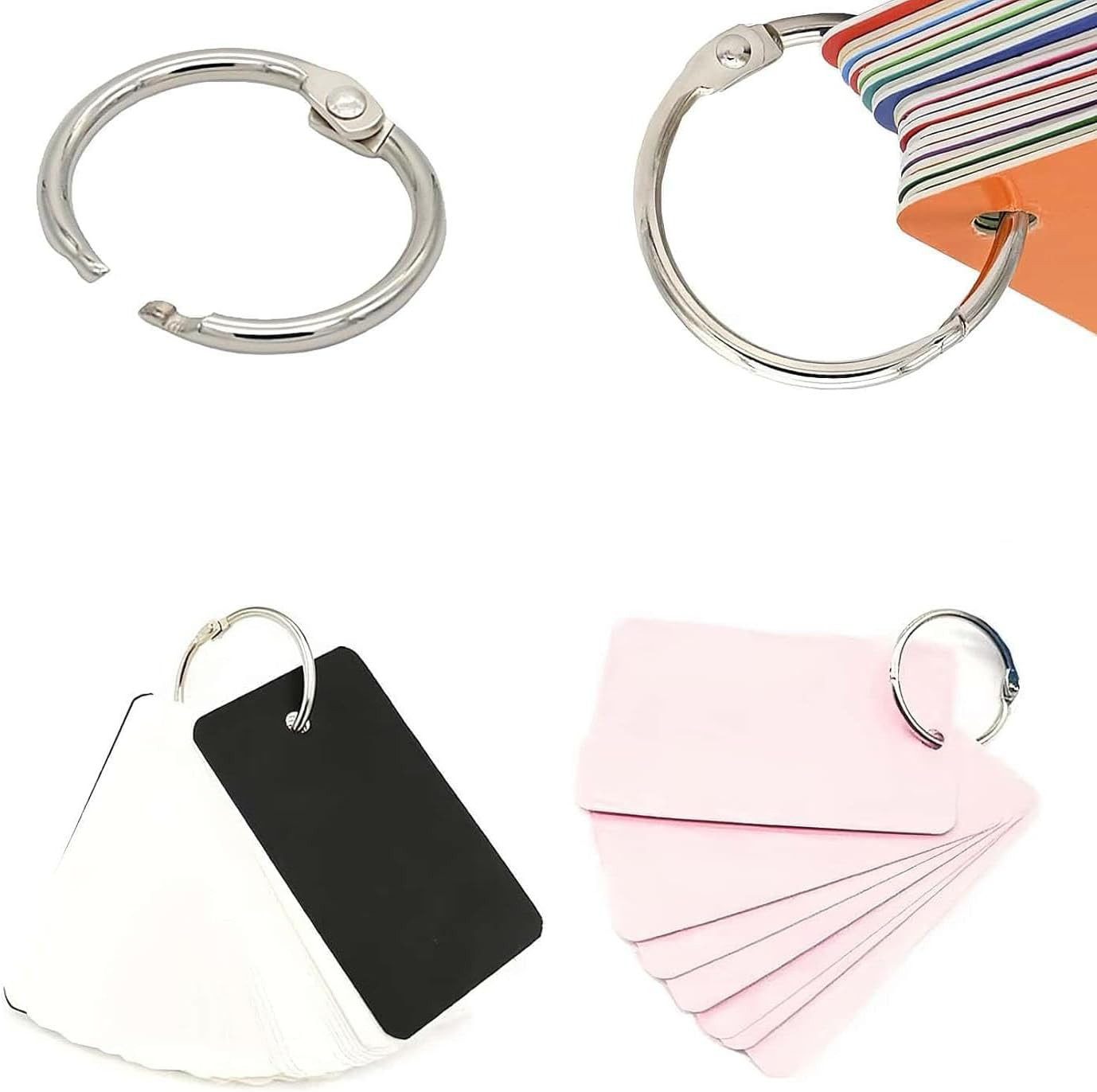 FELIXLEO Klammerrolle Buchringe, 120 Stück Ringbinder, günstig online kaufen