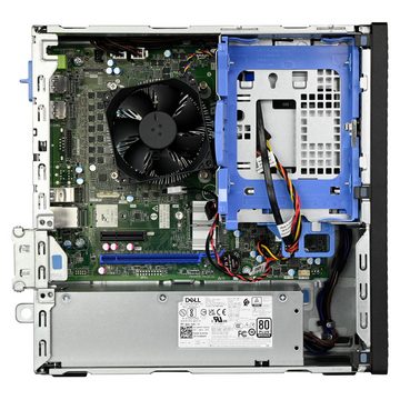 Dell OptiPlex 5090 SFF Business-PC (Intel Core i7 10700, Intel UHD Grafik 630, 16 GB RAM, 250 GB SSD, Windows 11 Pro, WLAN, Bluetooth, USB-C)