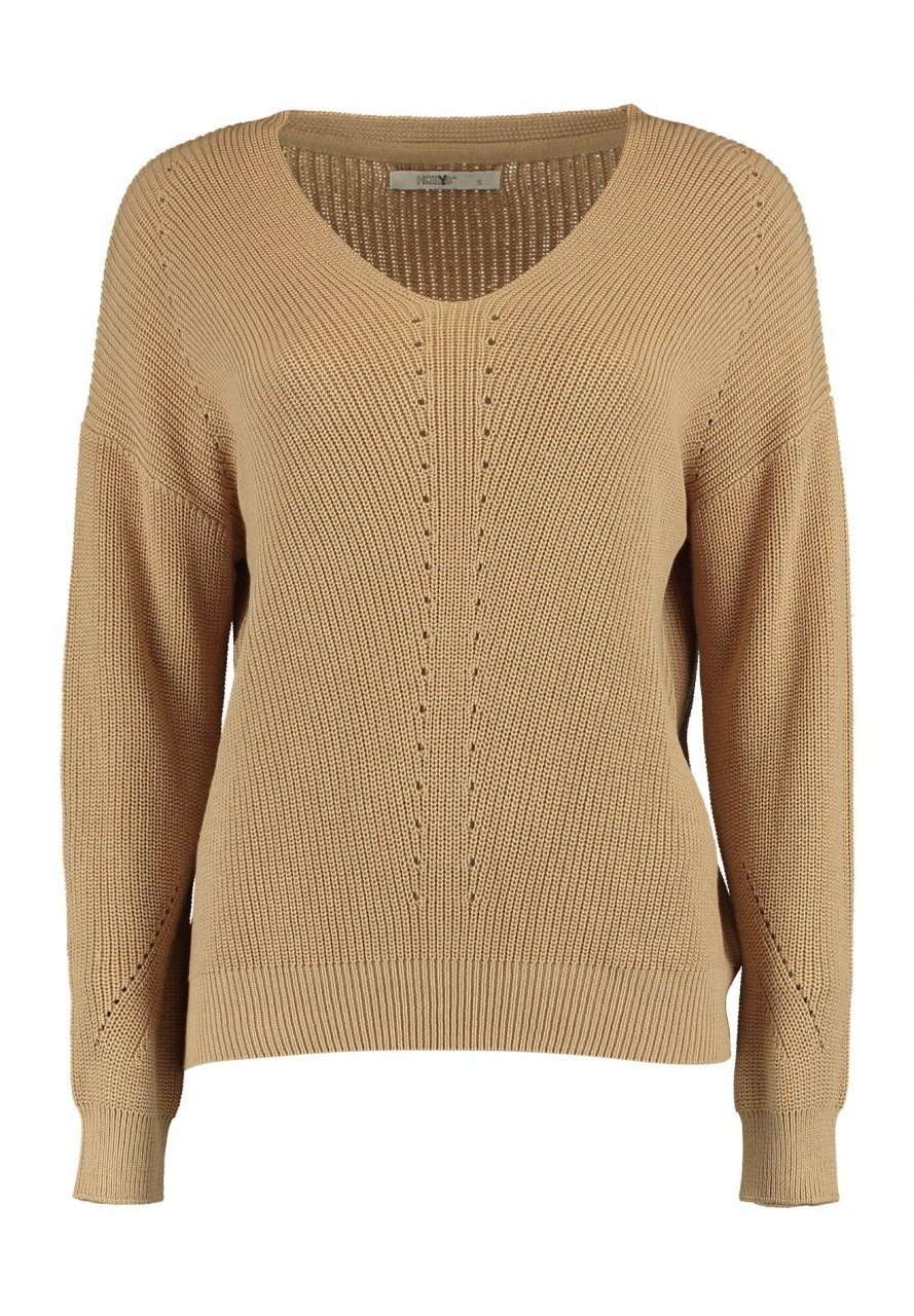 HaILY’S V-Ausschnitt-Pullover LS C VK Ni44a sand