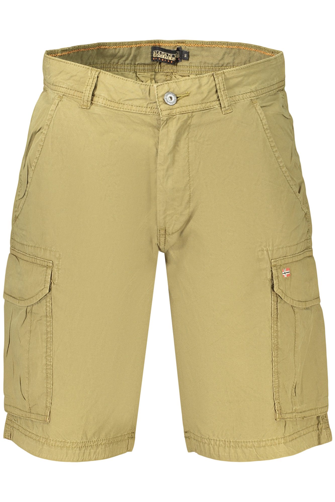 Napapijri 5-Pocket-Hose Grüne Bermuda-Shorts für Herren: Bequem, mit praktischen Cargotasche