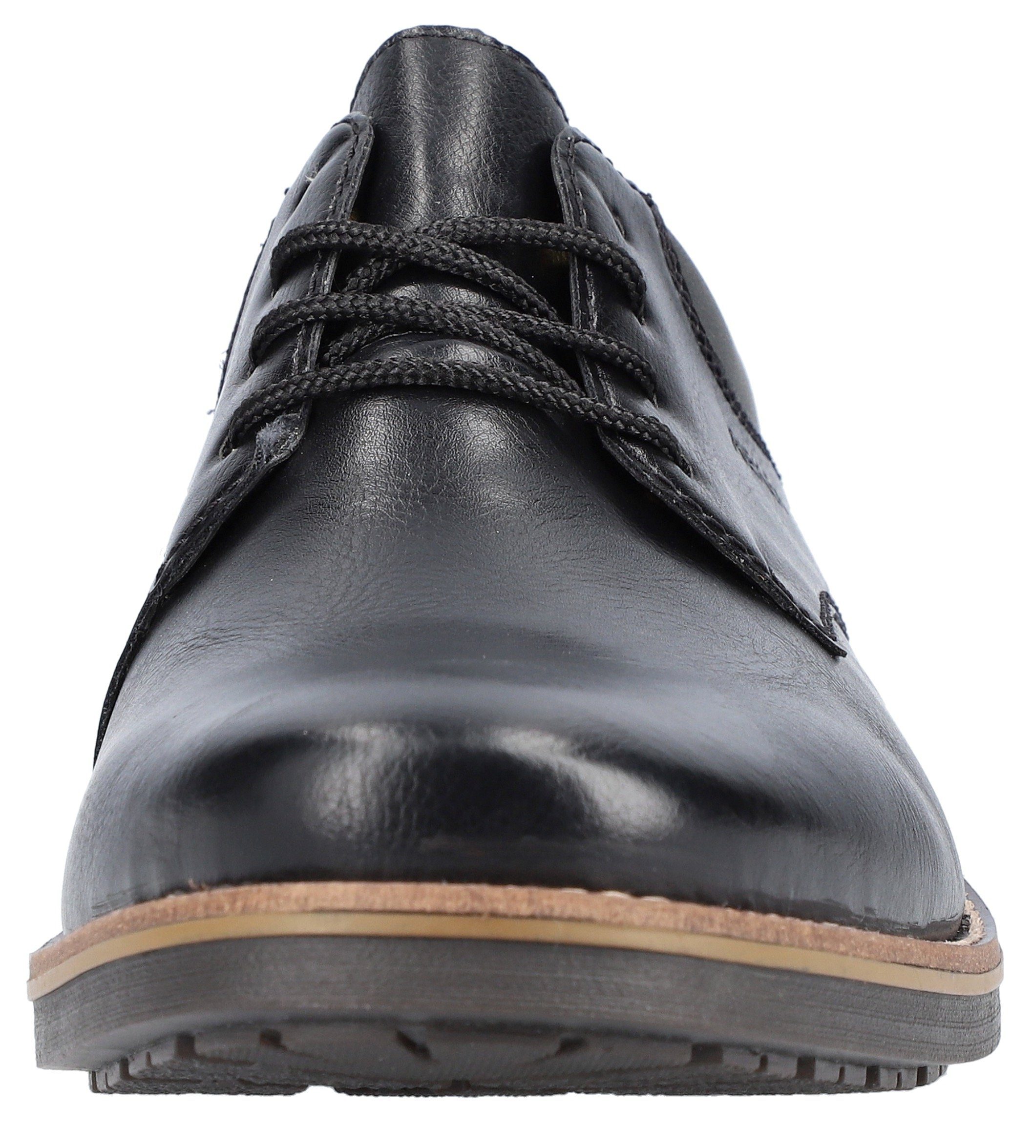 Rieker Schnürschuh in eleganter Optik, Freizeitschuh, Halbschuh, Schnürschuh