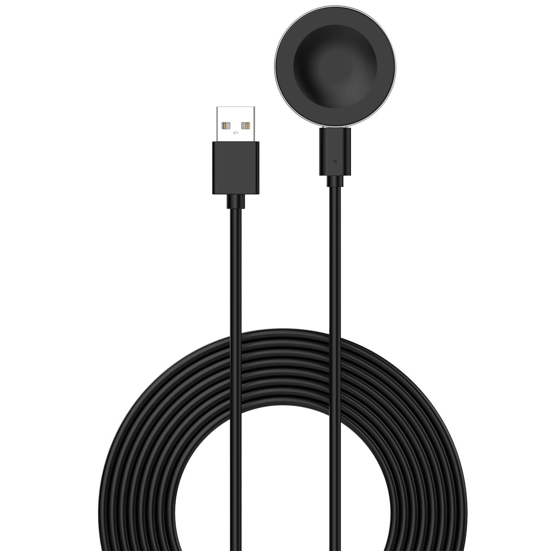 Wigento Für Huawei Watch GT 6 / GT 6 Pro Magnet Split Ladekabel 1m Schwarz Stromadapter