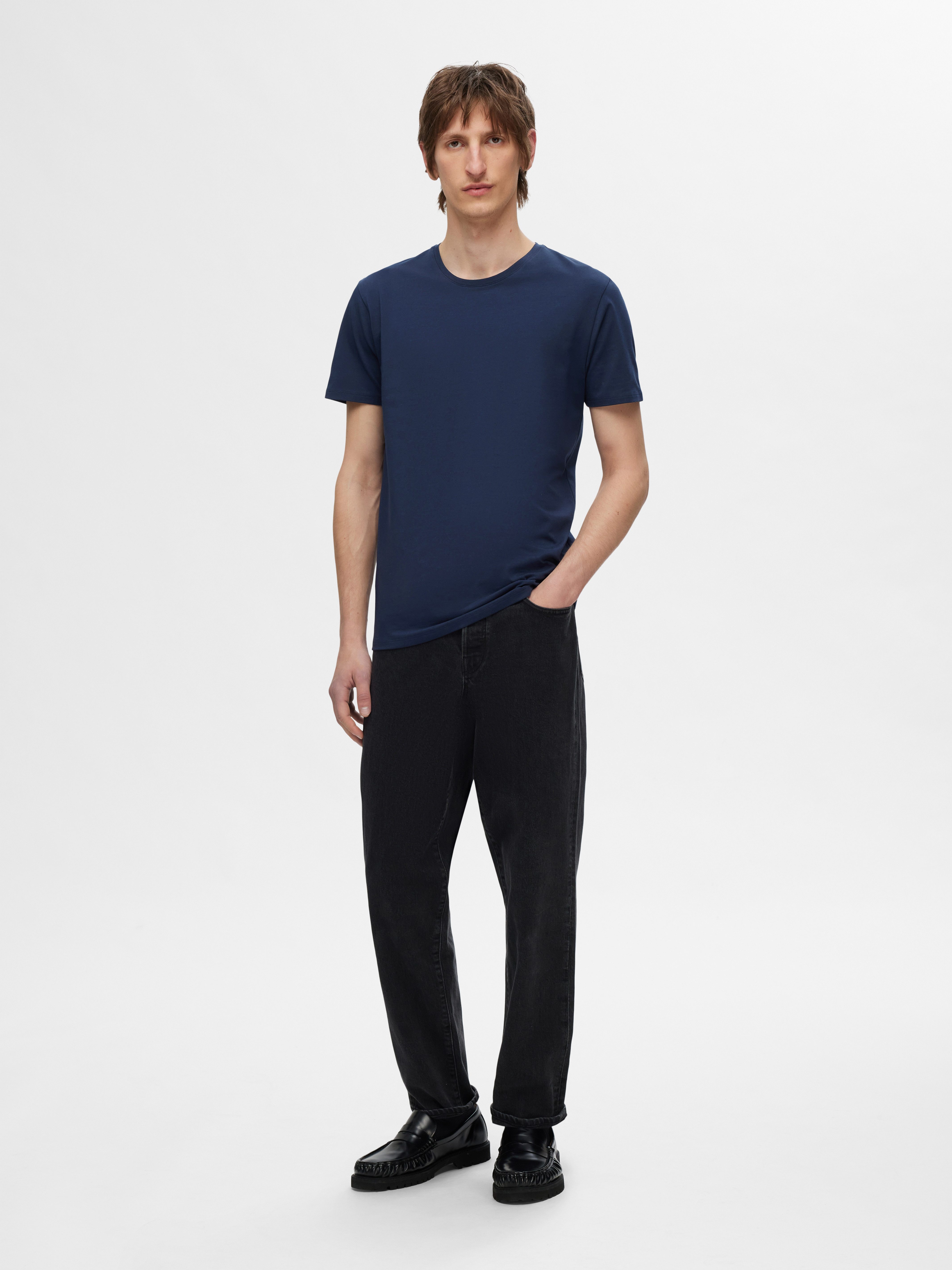 Selected T-Shirt SLHROLAND SS O-NECK TEE 3-PACK NOOS – Bild 5 von 5