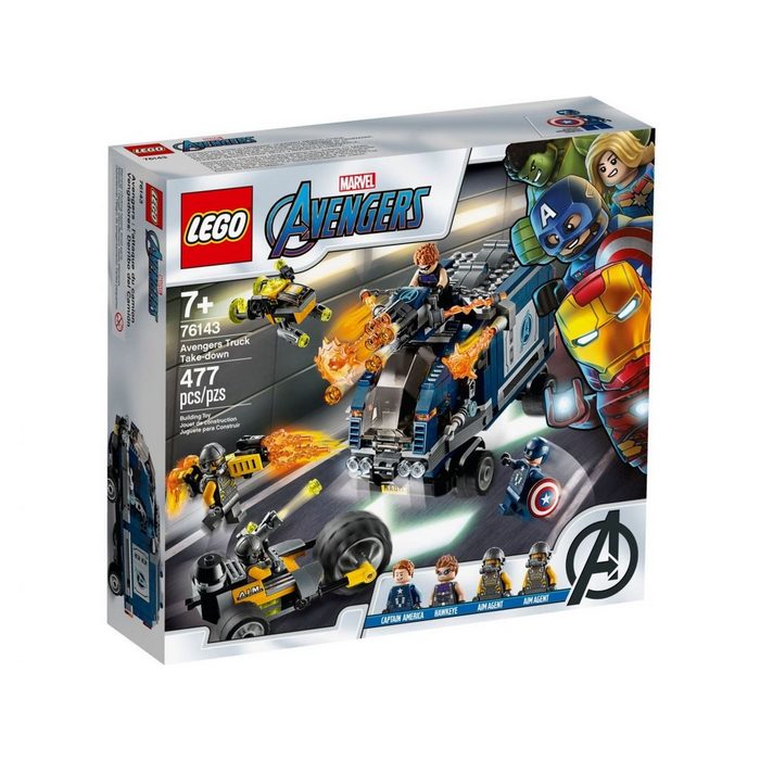 LEGO® Konstruktionsspielsteine LEGO® Marvel Super Heroes™ - Avengers Truck-Festna (Set 477 St)